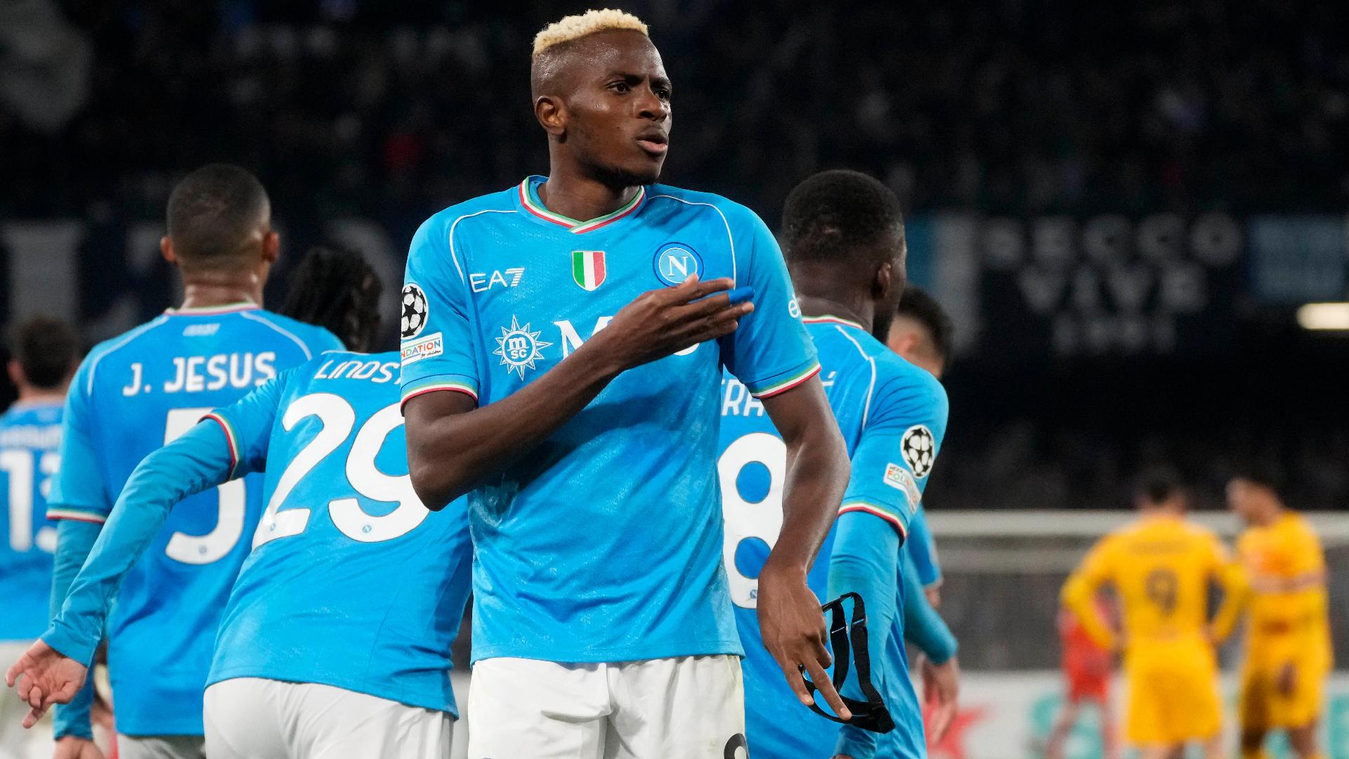 Victor Osimhen earns Napoli Champions League first-leg draw with Barcelona