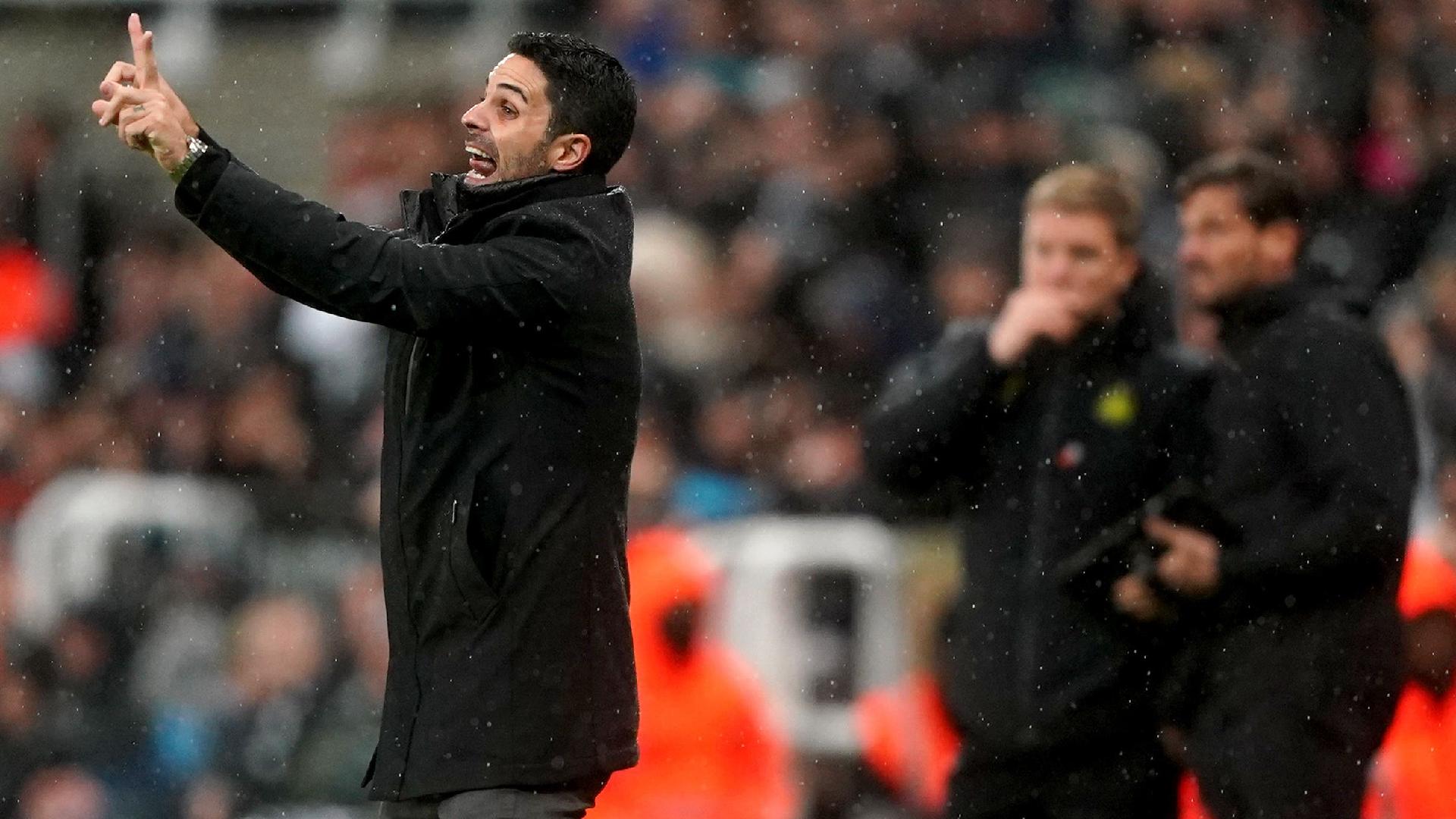 Mikel Arteta believes refereeing has improved since his outburst at Newcastle