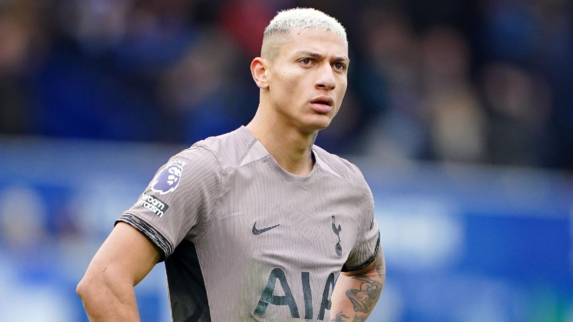 Tottenham forward Richarlison could be out for a month with knee injury