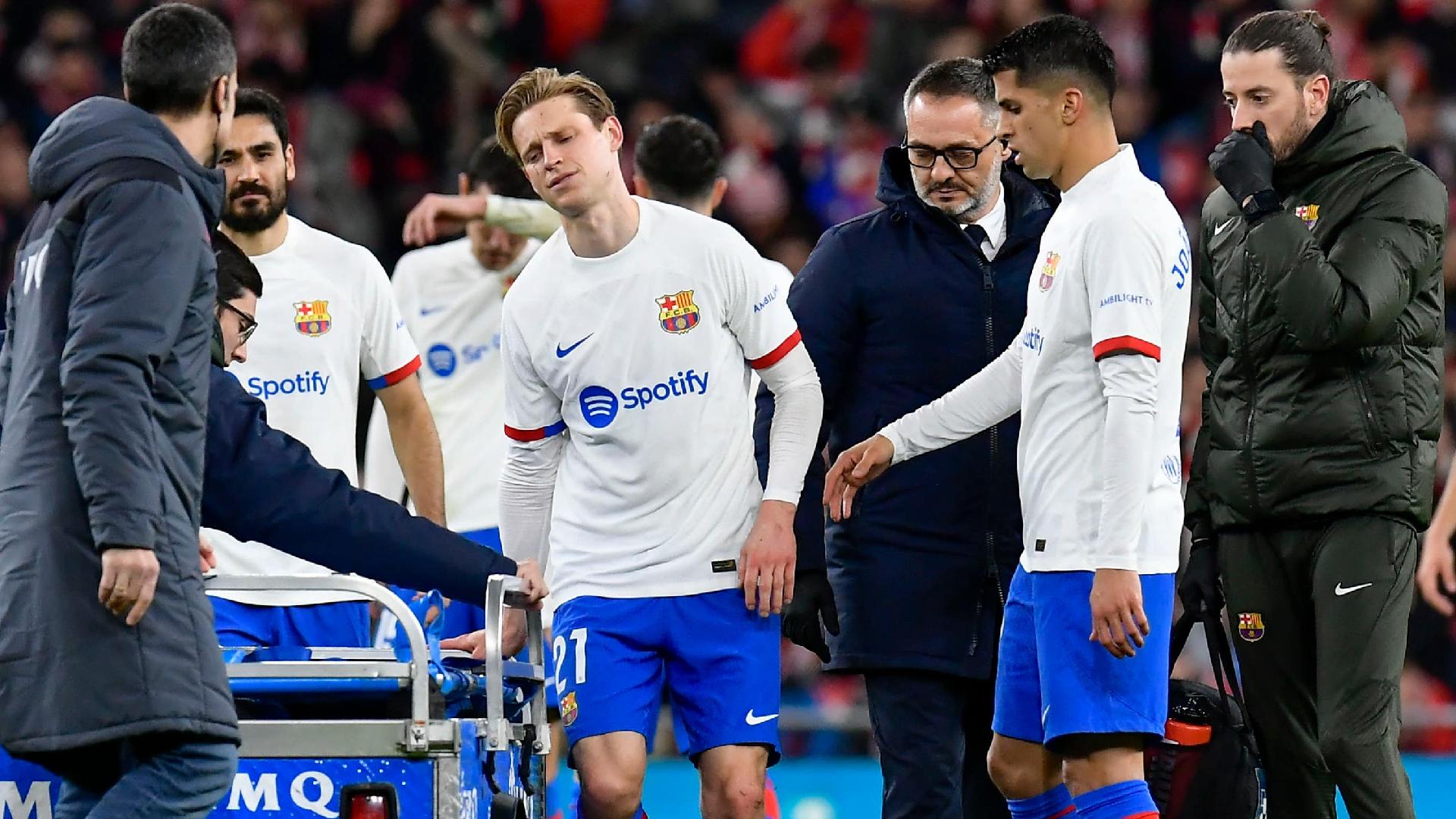 Frenkie de Jong and Pedri set for spells on sidelines with injuries