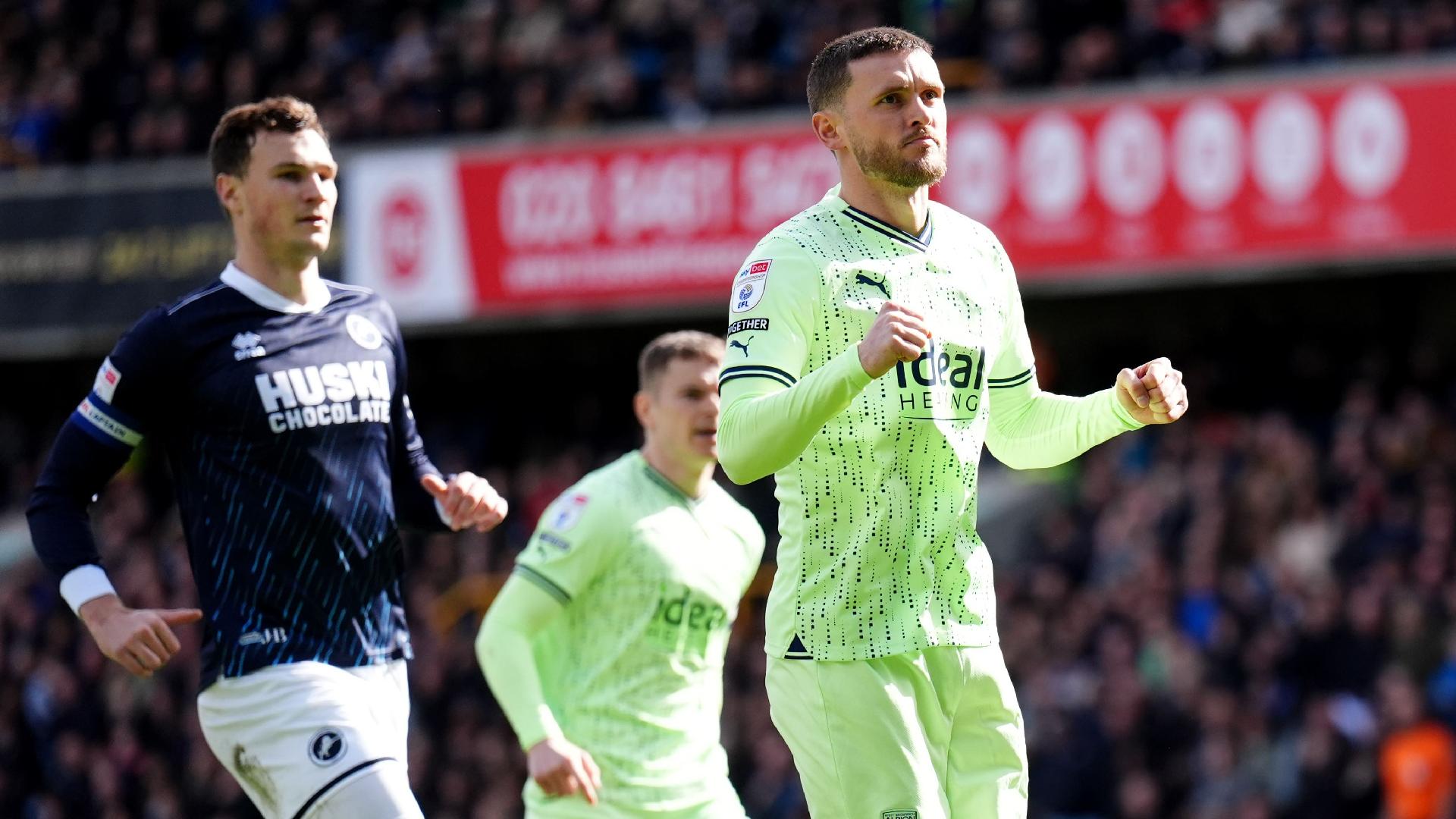 John Swift on the spot to salvage point for West Brom at Millwall