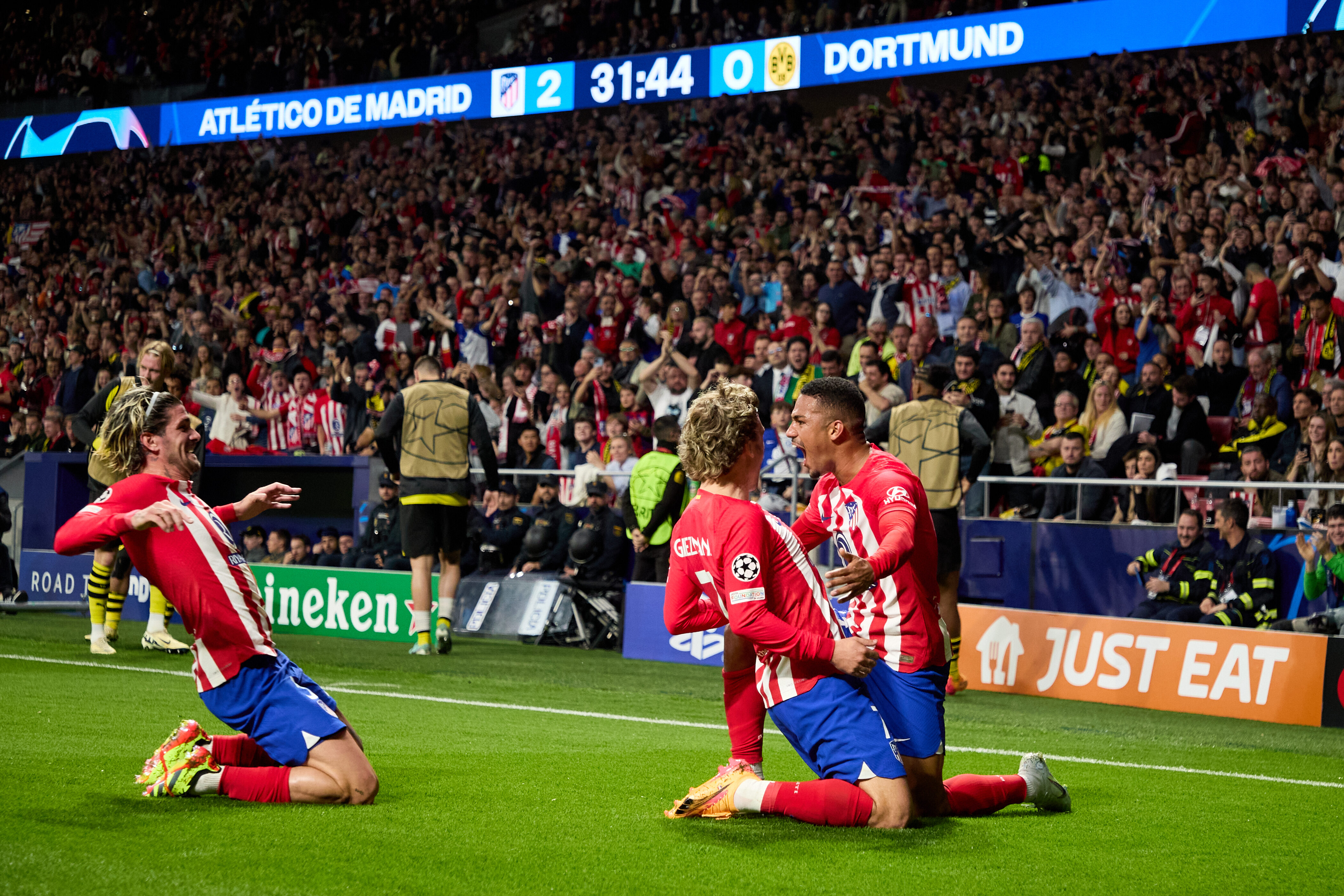 Ligue des Champions : L'Atlético prend une option mais Dortmund reste en vie