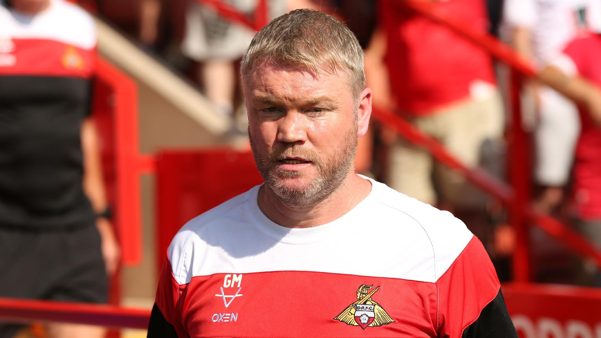Grant McCann refuses to talk about Doncaster’s play-off charge