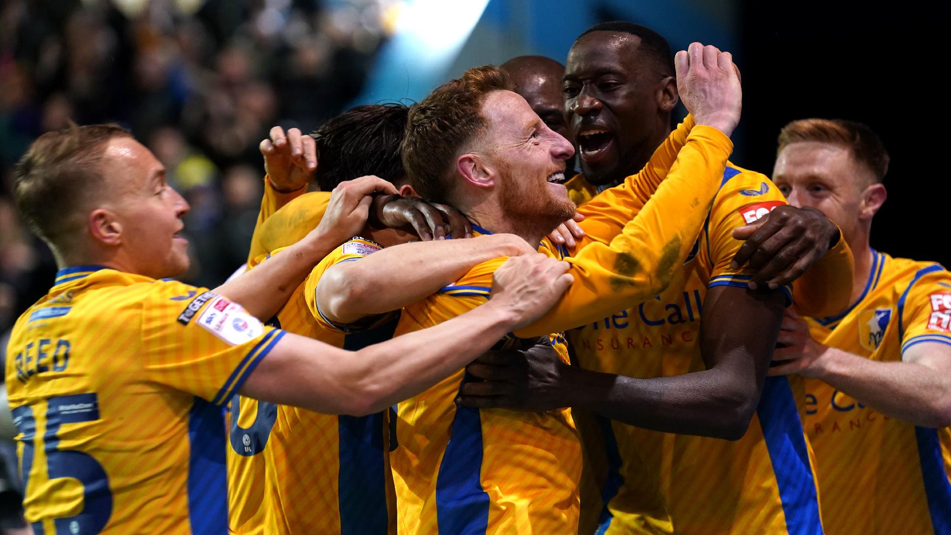 Mansfield clinch promotion with win over Accrington
