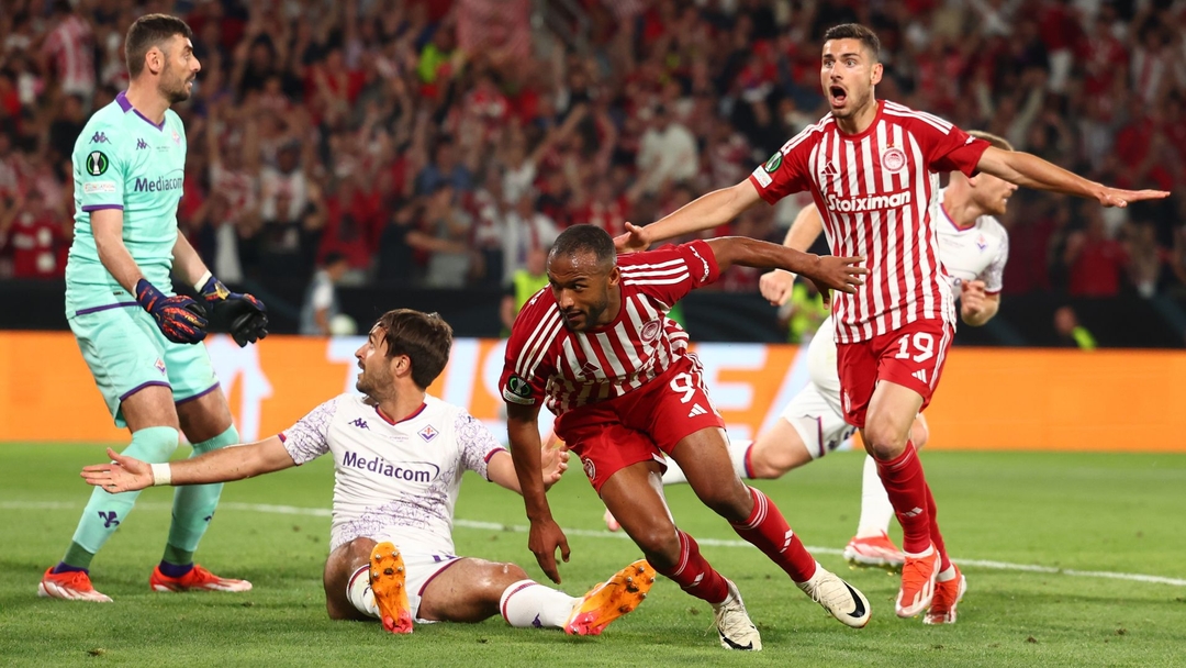 El Kaabi lifts Olympiacos to Conference League glory | beIN SPORTS