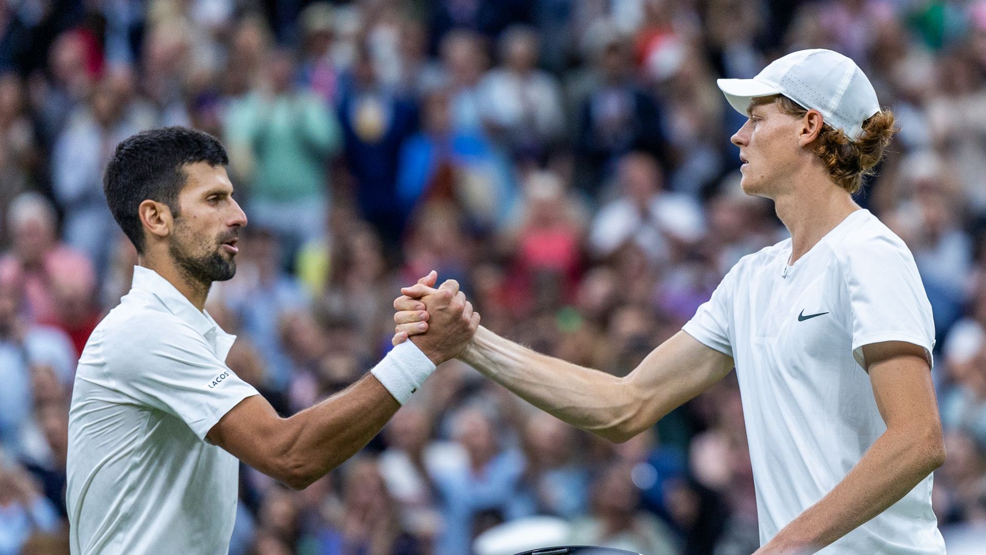 Sinner versus Hanfmann at Wimbledon