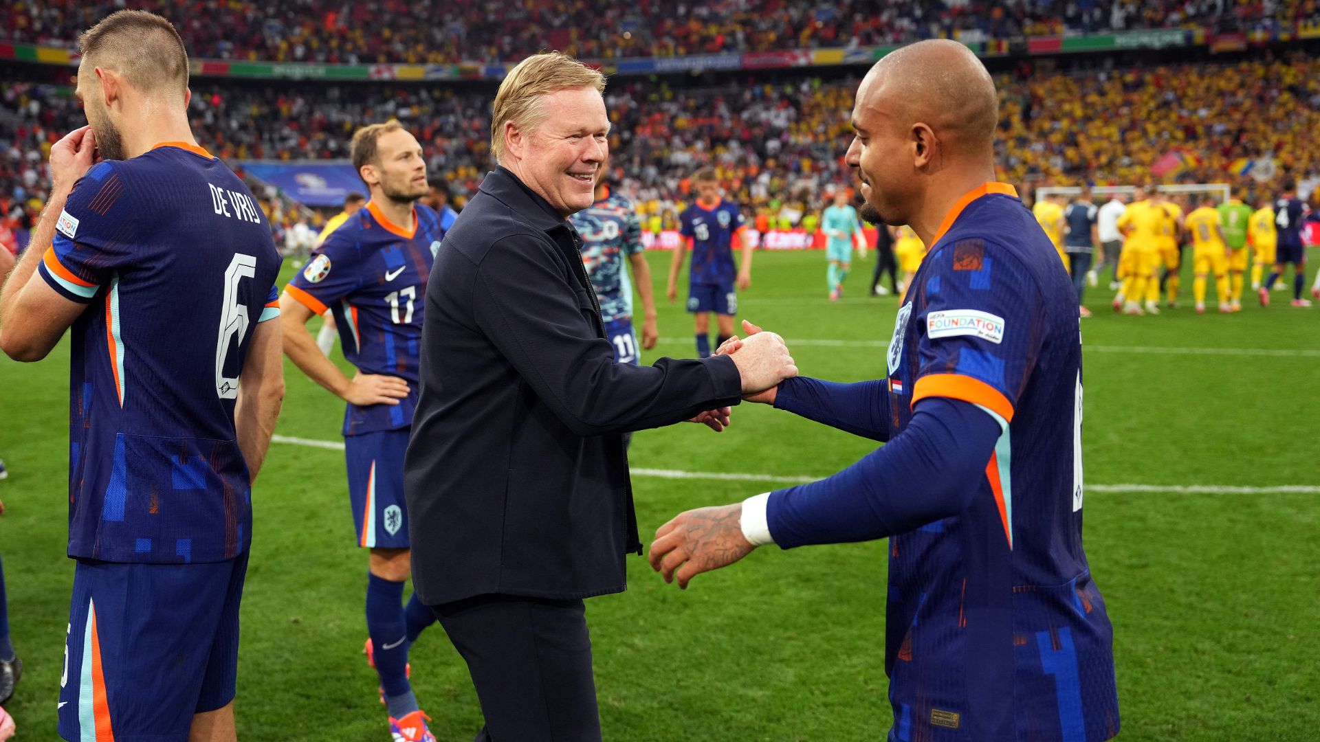 Koeman hails 'outstanding' Dutch