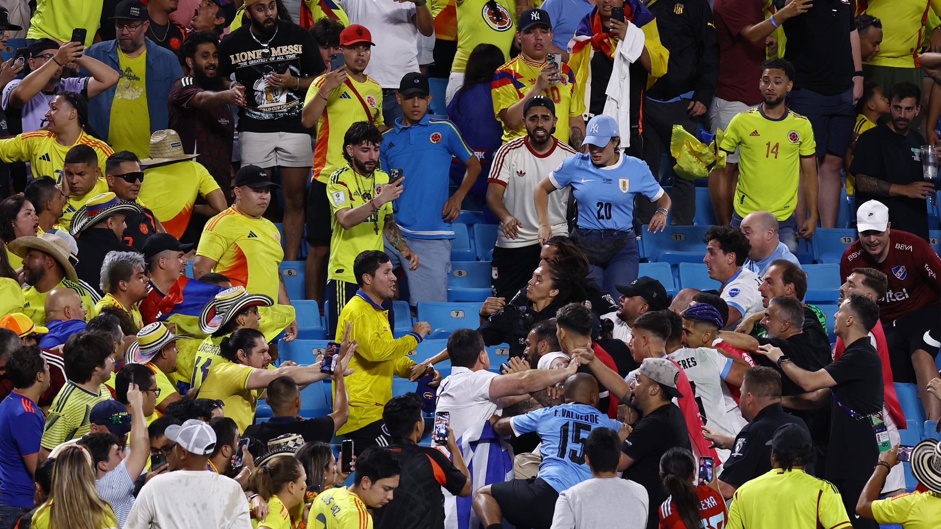 Violence mars Copa America clash