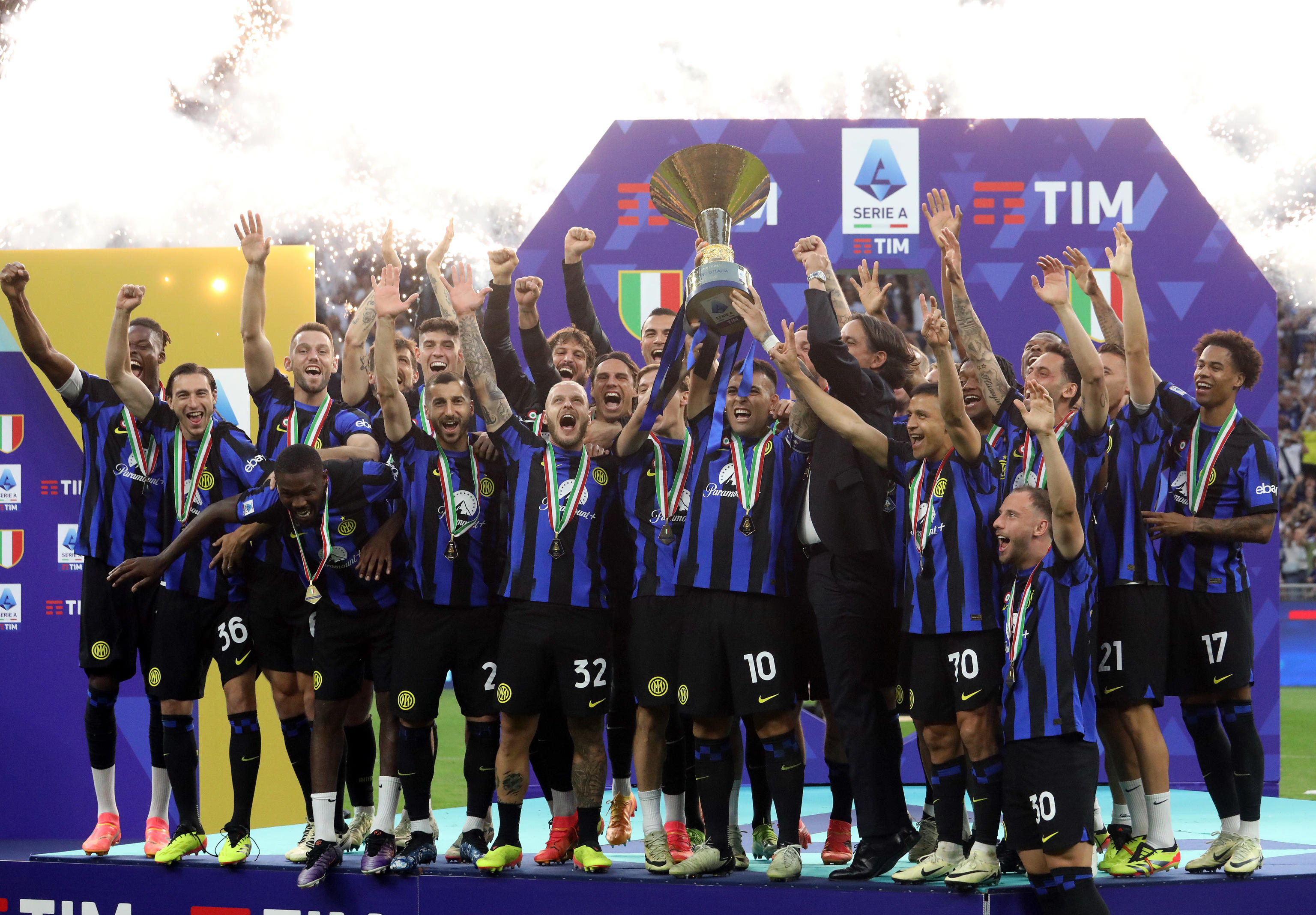 La joie de l'Inter Milan