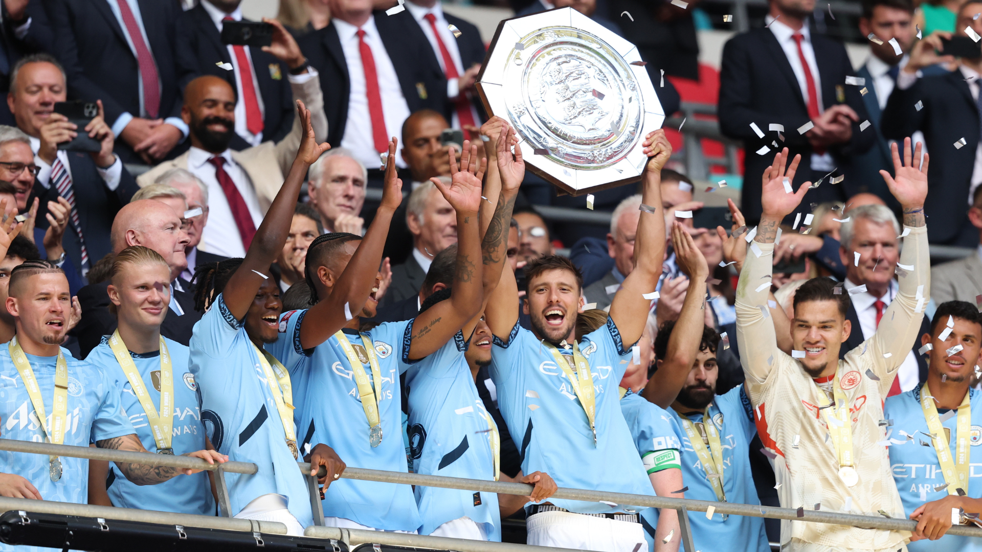 Ruben Dias revels in Wembley win