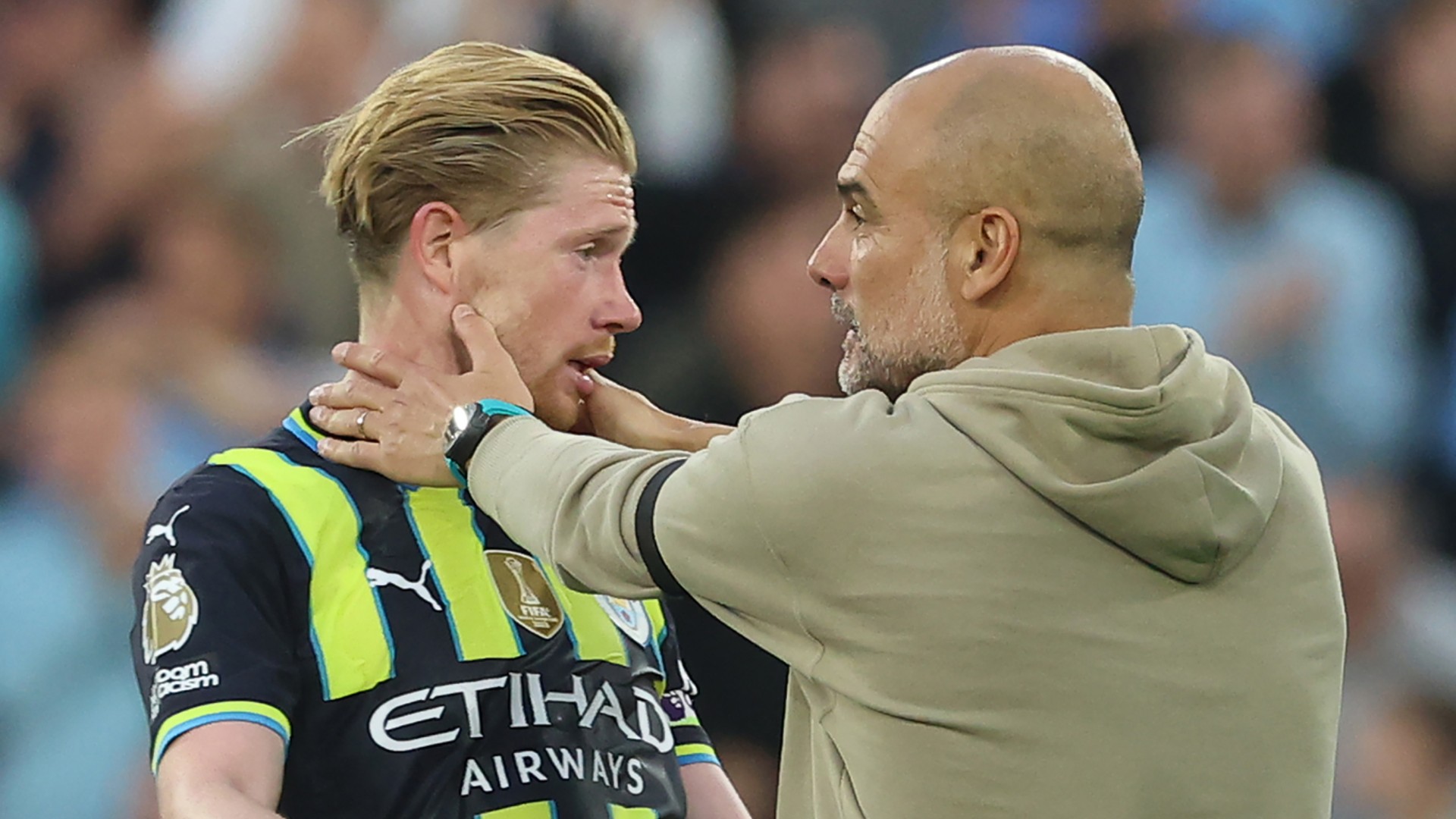 De Bruyne has not held City talks