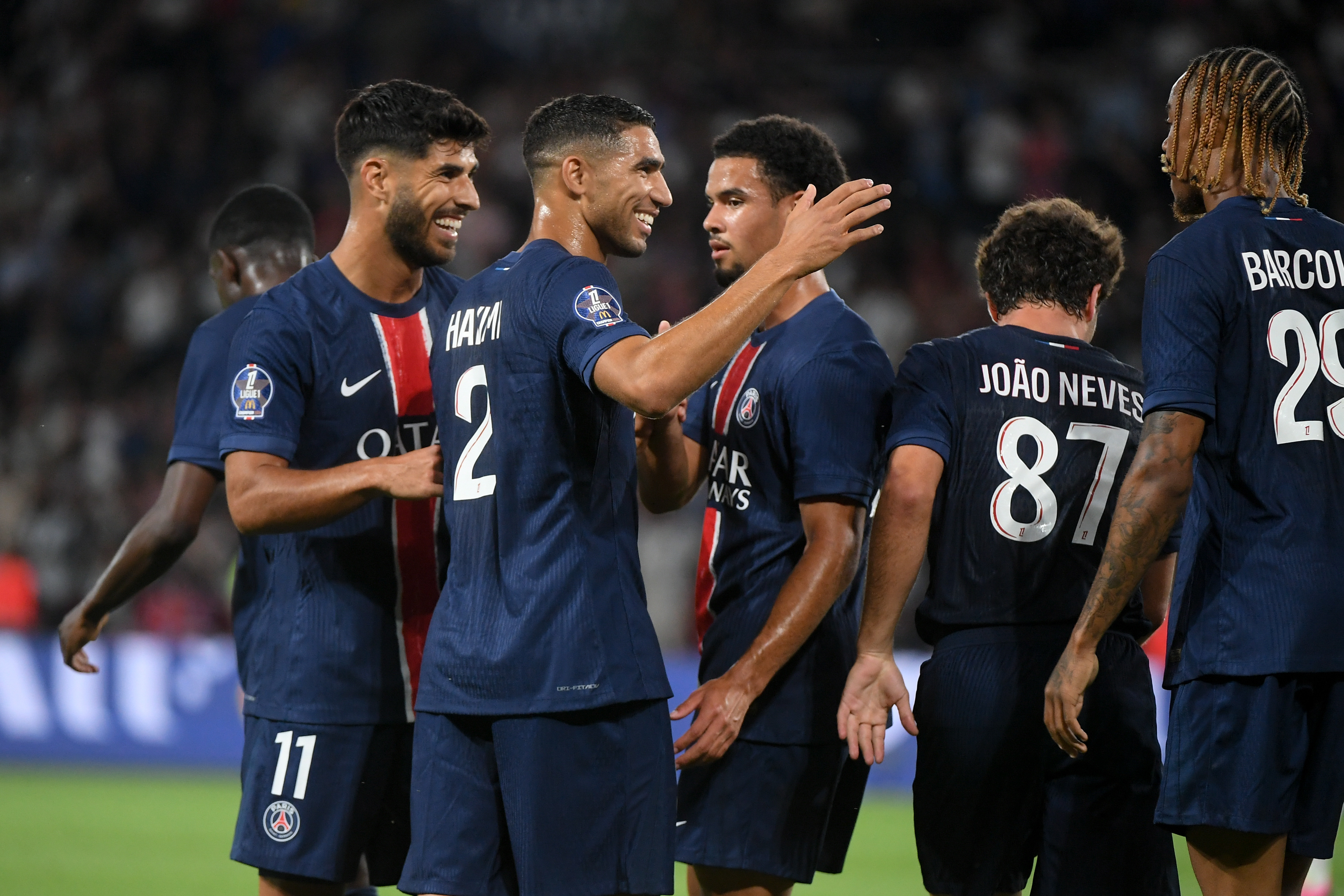 La joie du PSG