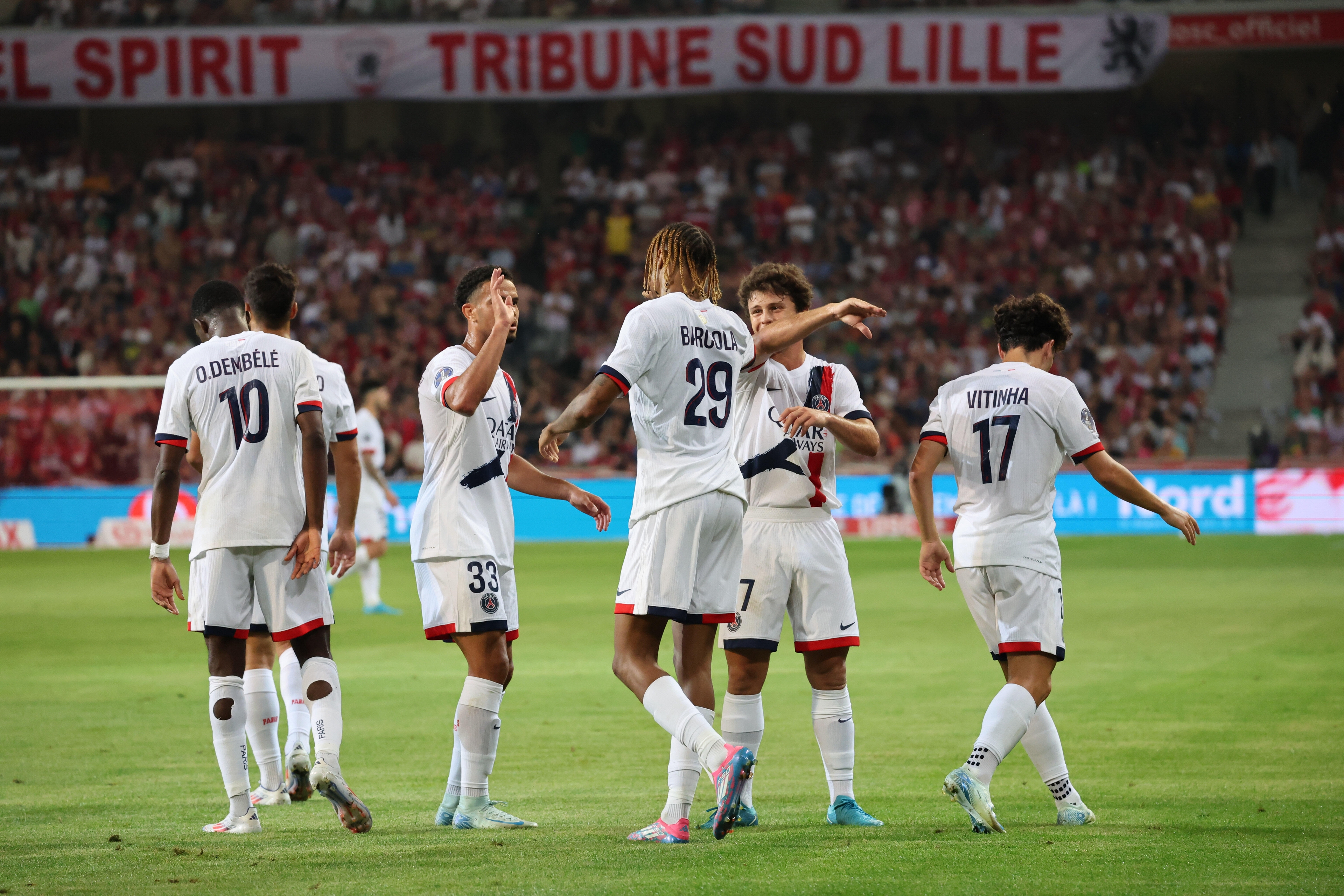 La joie du PSG