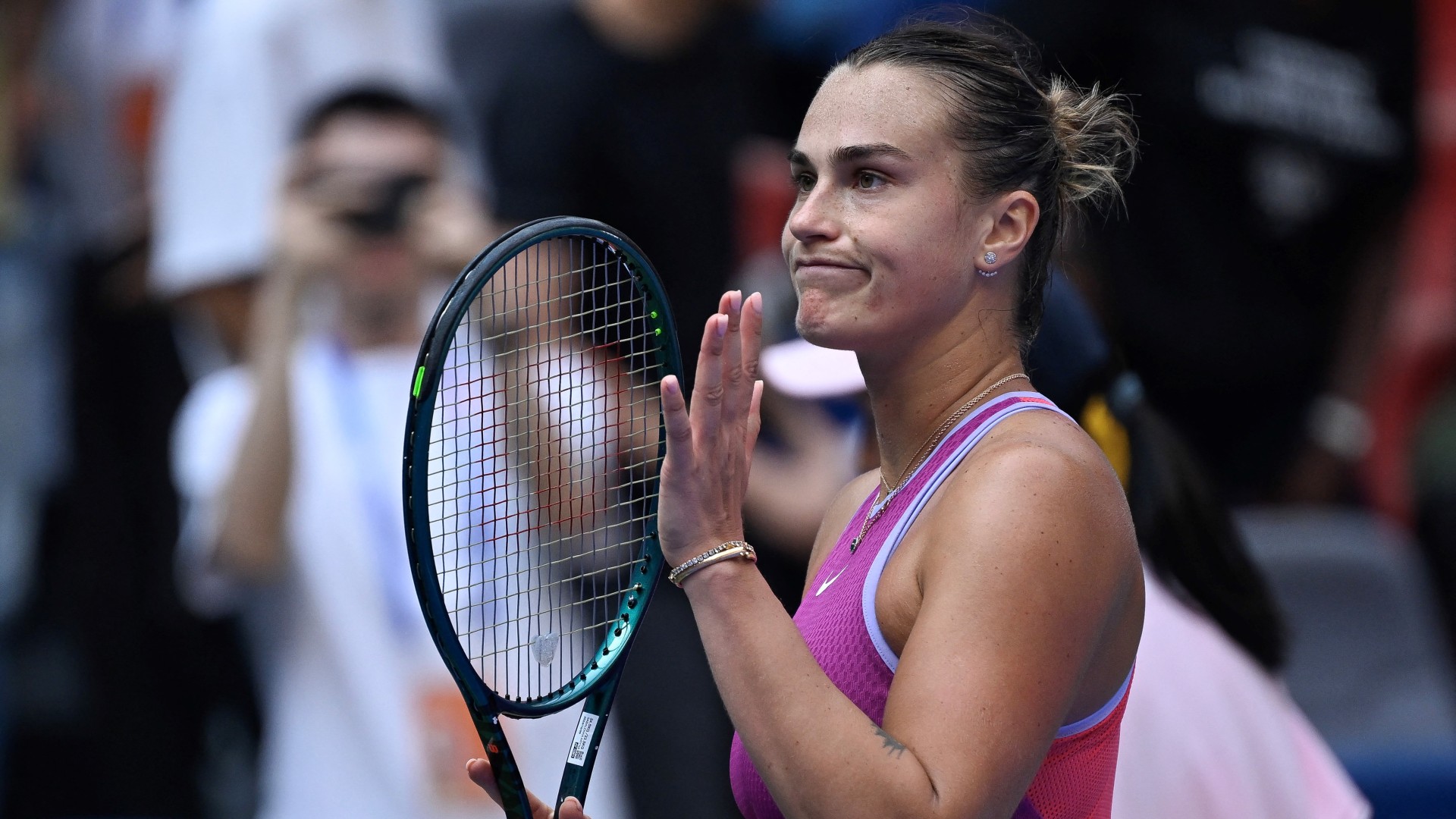 Sabalenka through in Wuhan