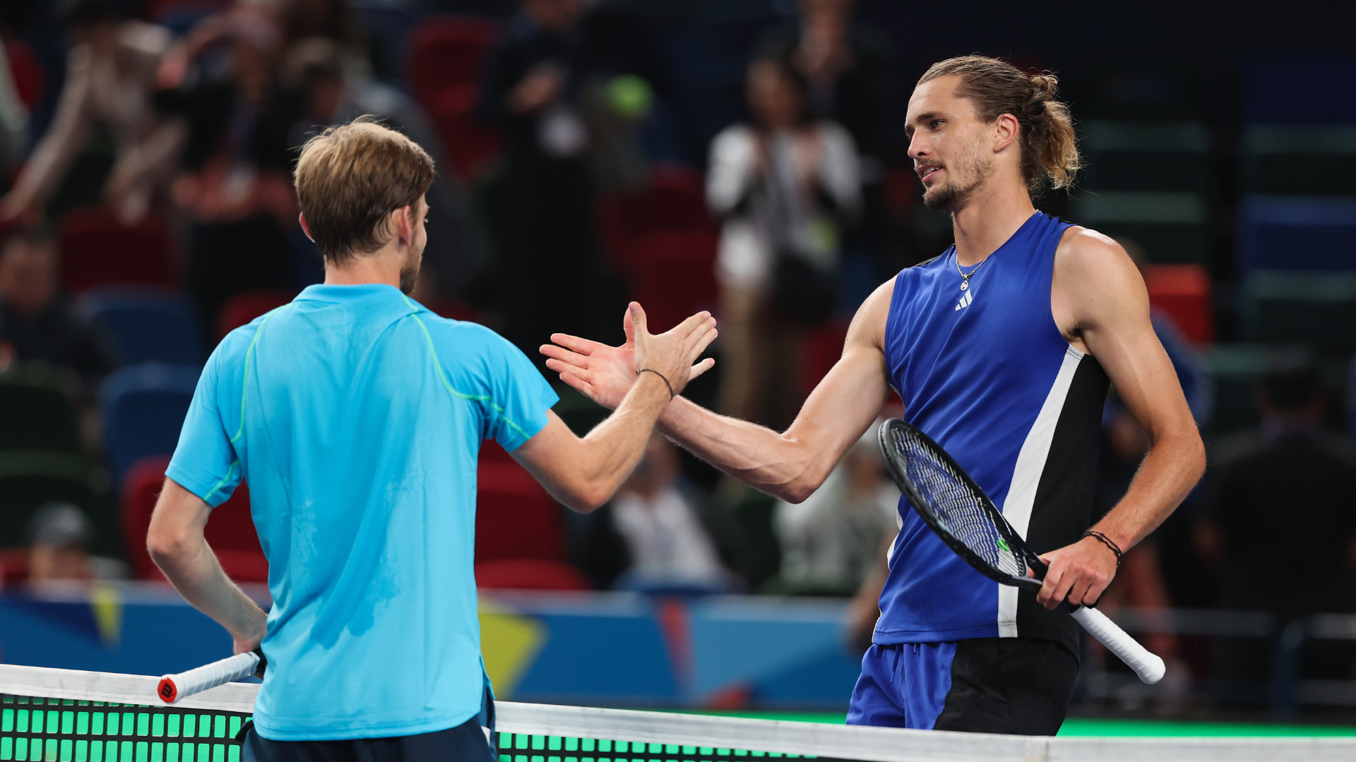 Goffin downs Zverev in Shanghai