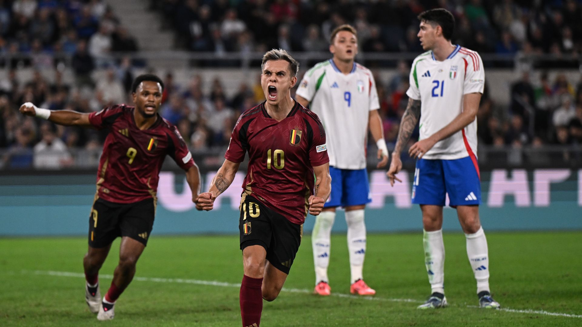 Report: Italy 2-2 Belgium