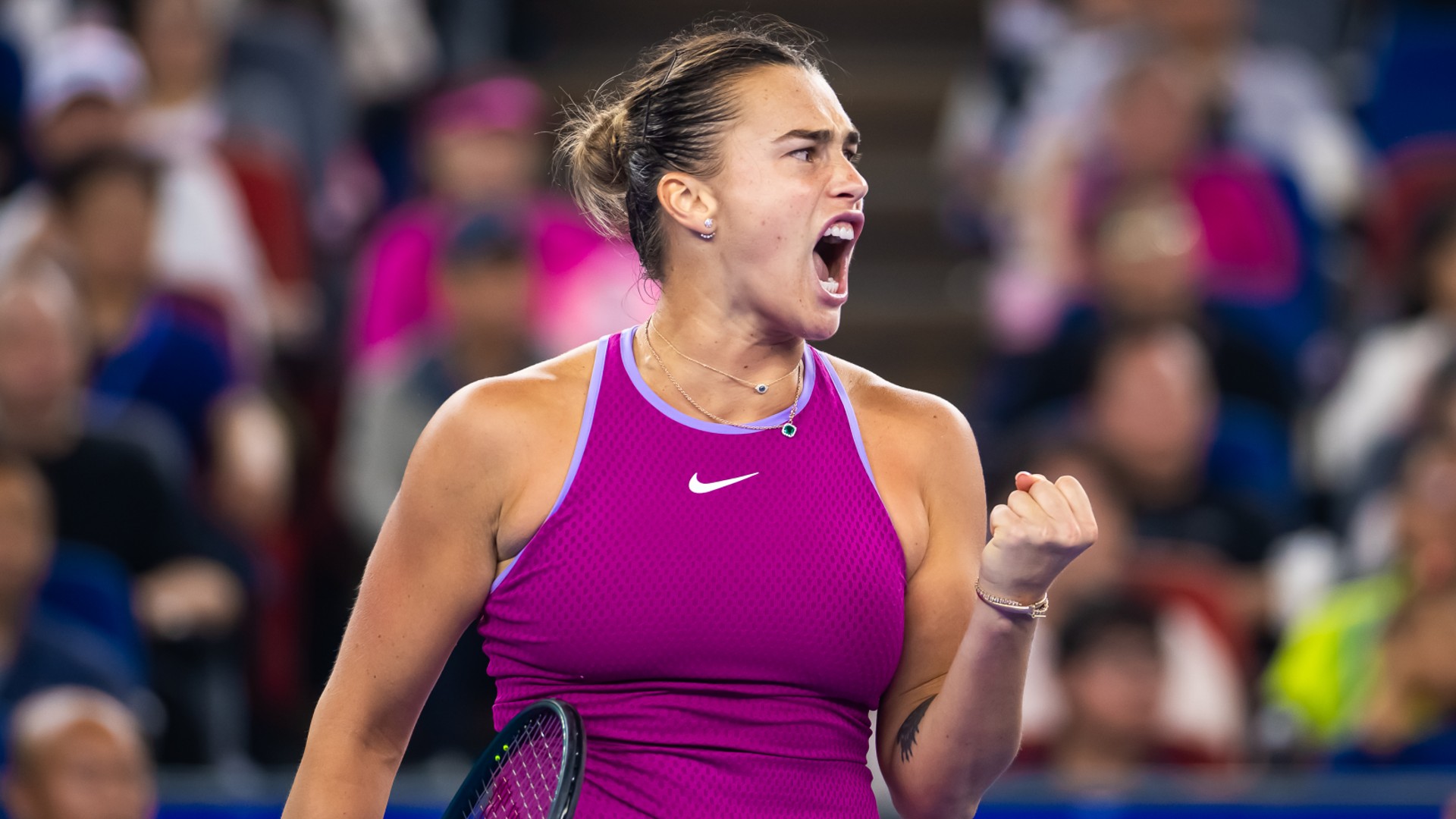 Sabalenka wins again in Wuhan