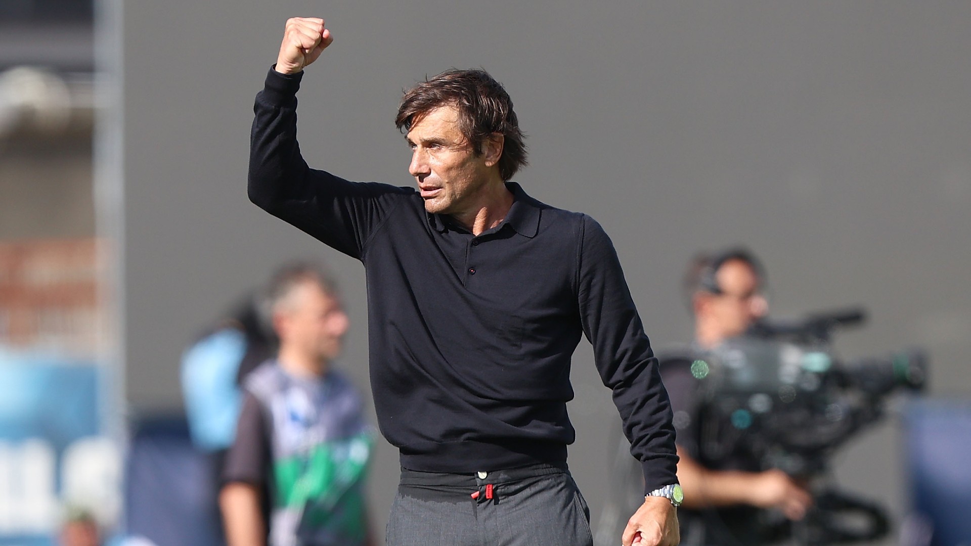 Conte happy with Napoli reaction