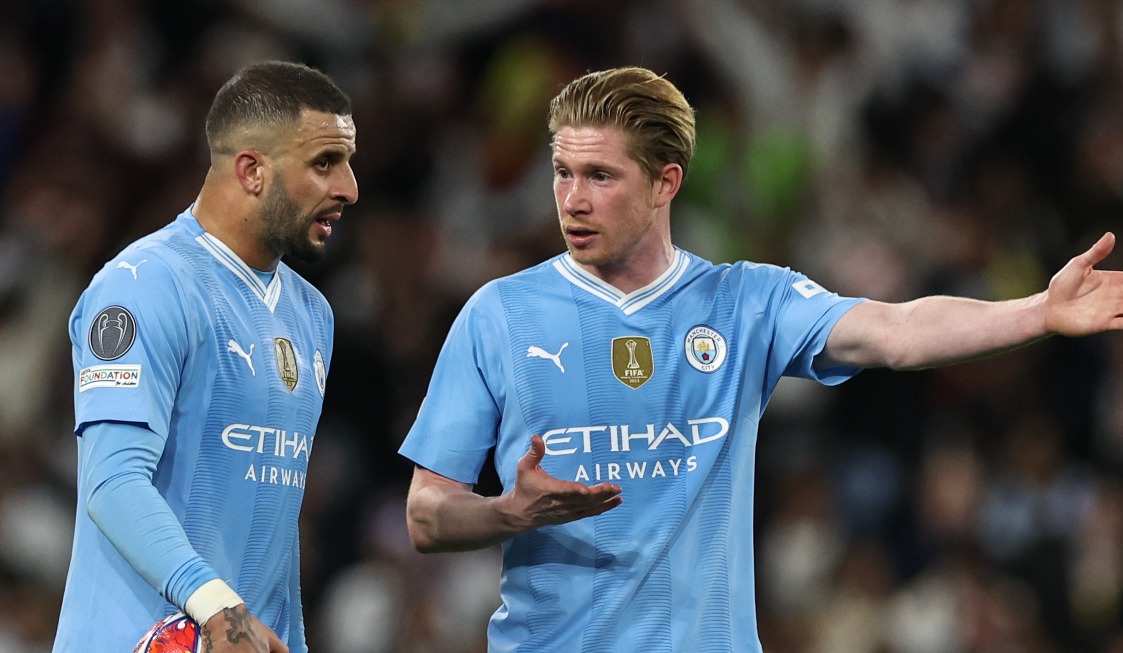 Kyle Walker et Kevin De Bruyne