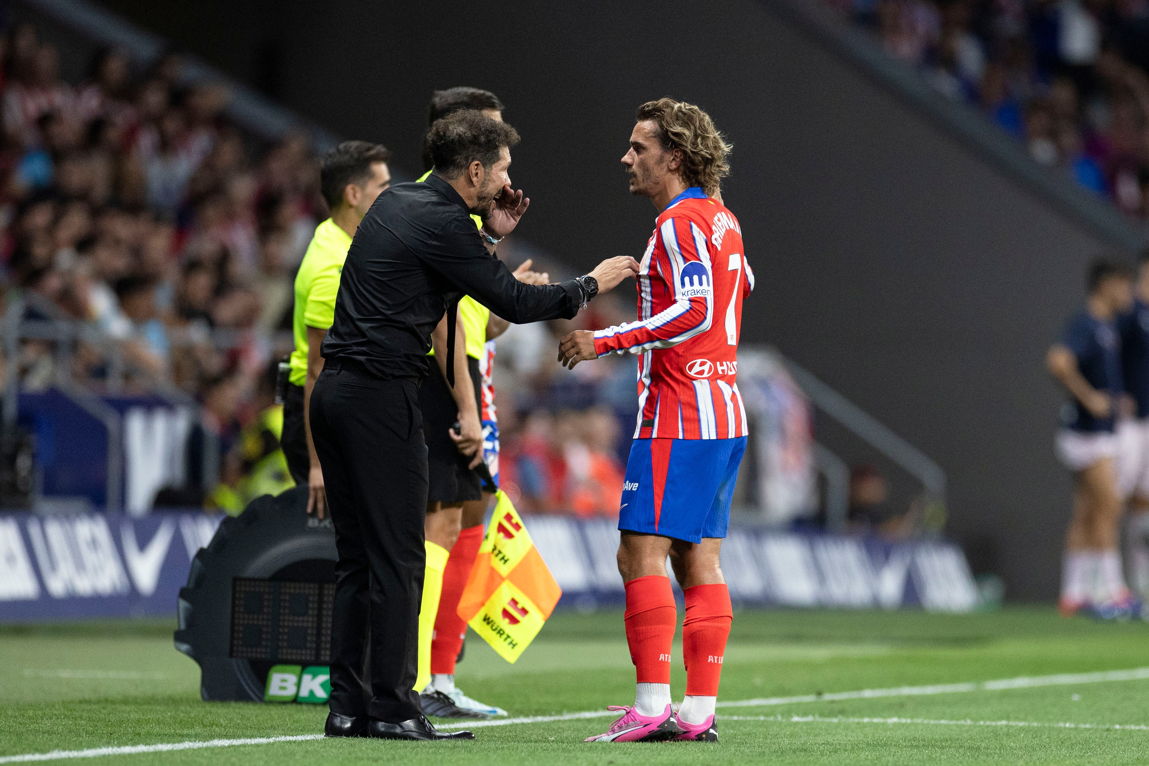 Diego Simeone et Antoine Griezmann