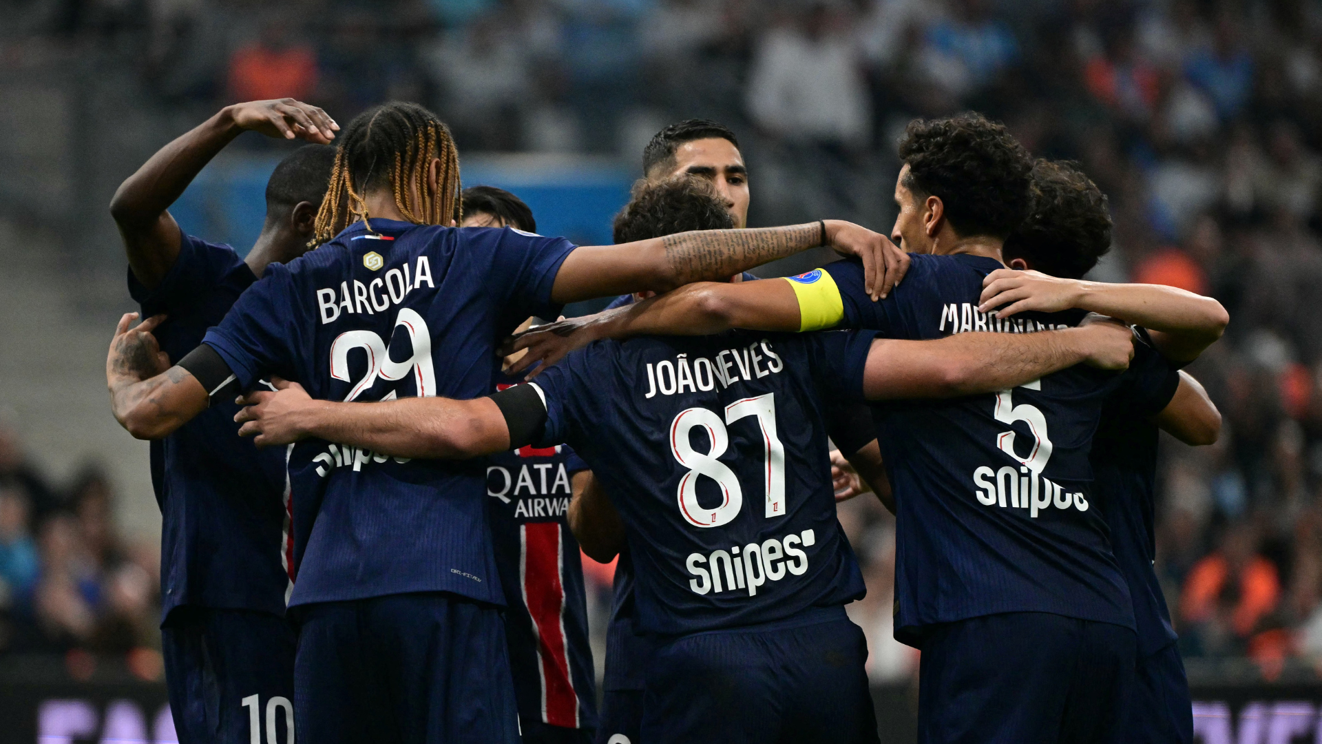 Report: Marseille 0-3 PSG