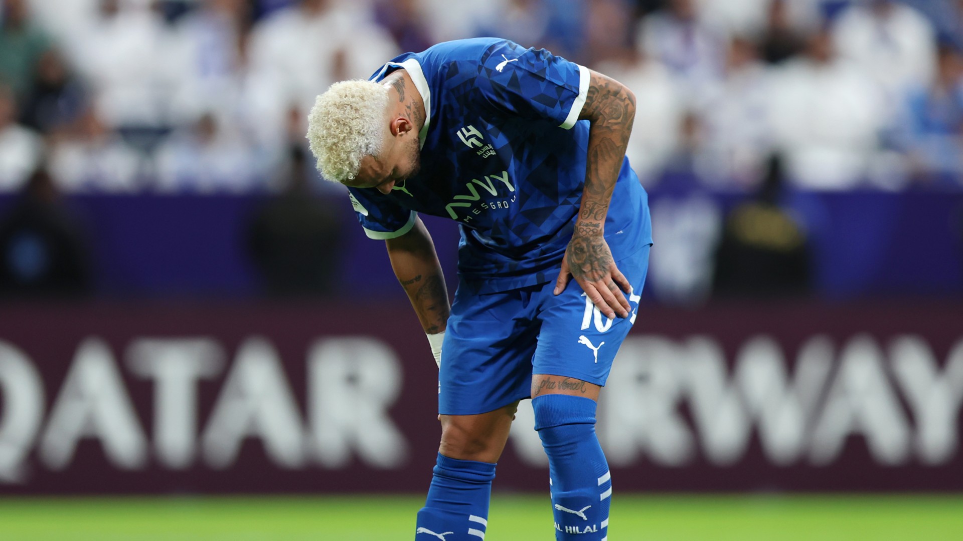 Neymar injured in Al-Hilal win