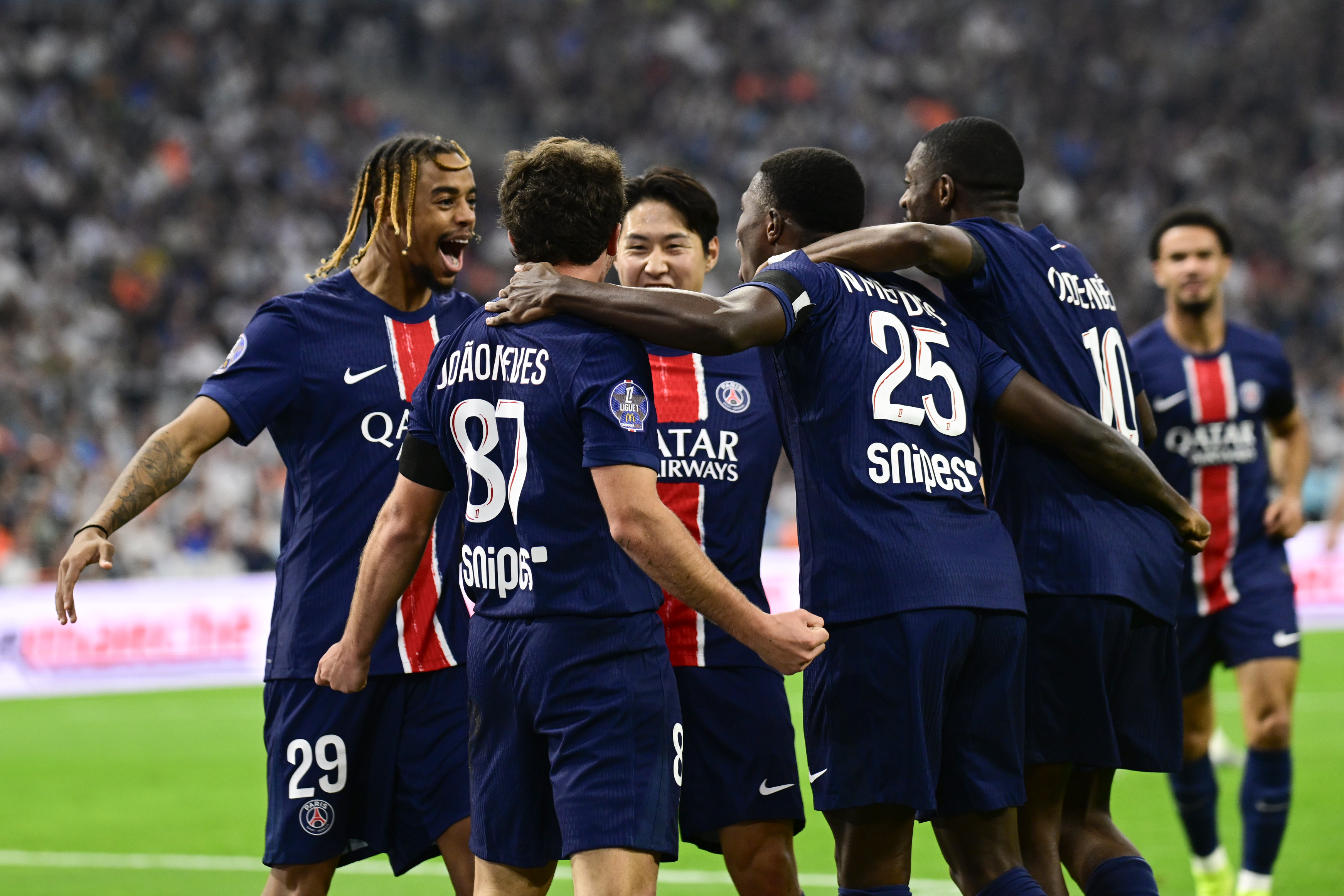 La joie du PSG