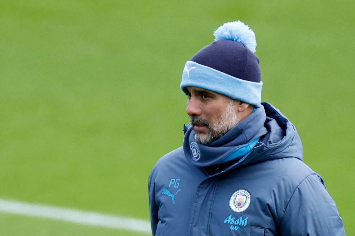 Pep Guardiola bonnet