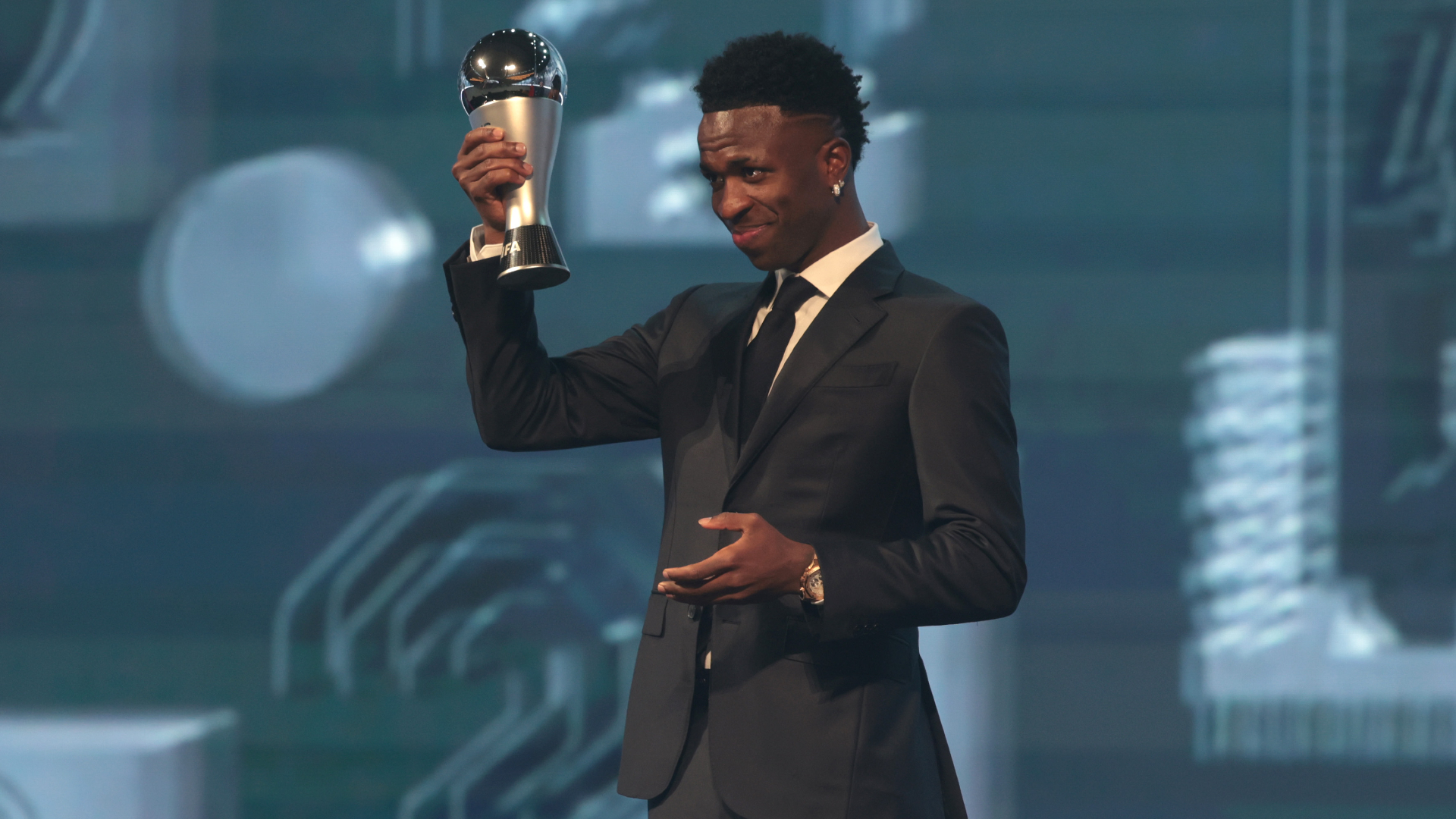 Vinicius Junior wins FIFA Best gong