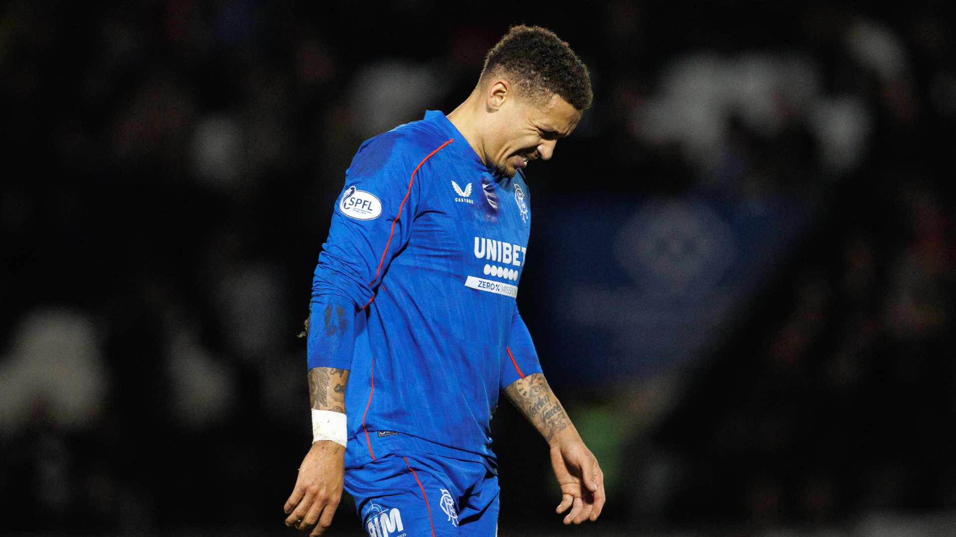 Tavernier ruled out of Old Firm