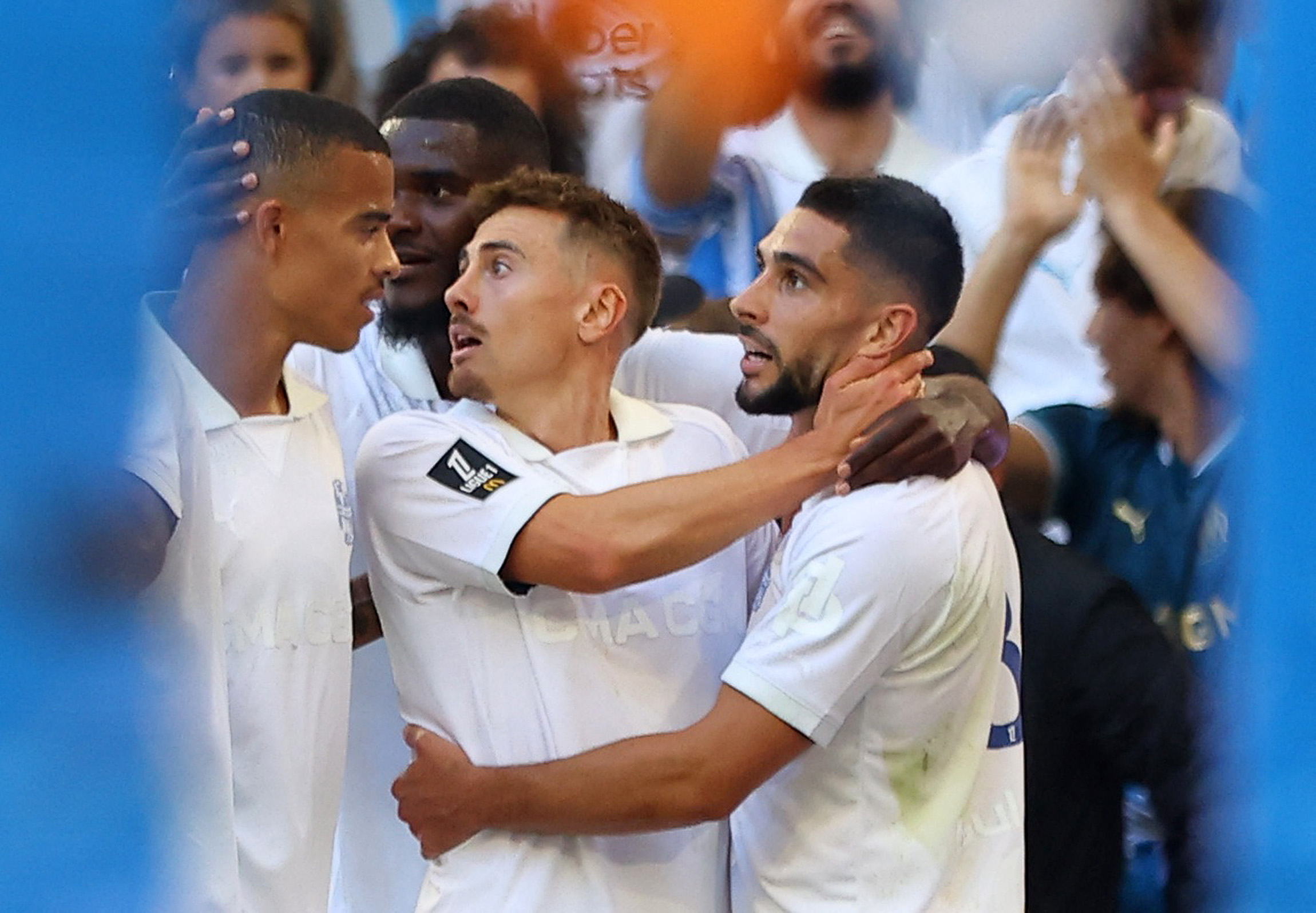 La joie de l'OM