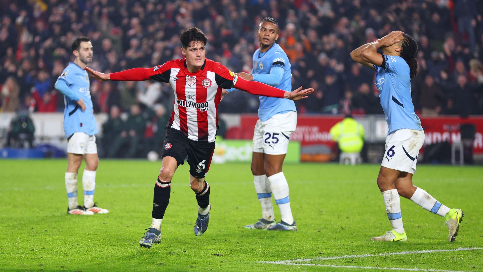 Report: Brentford 2-2 Man City