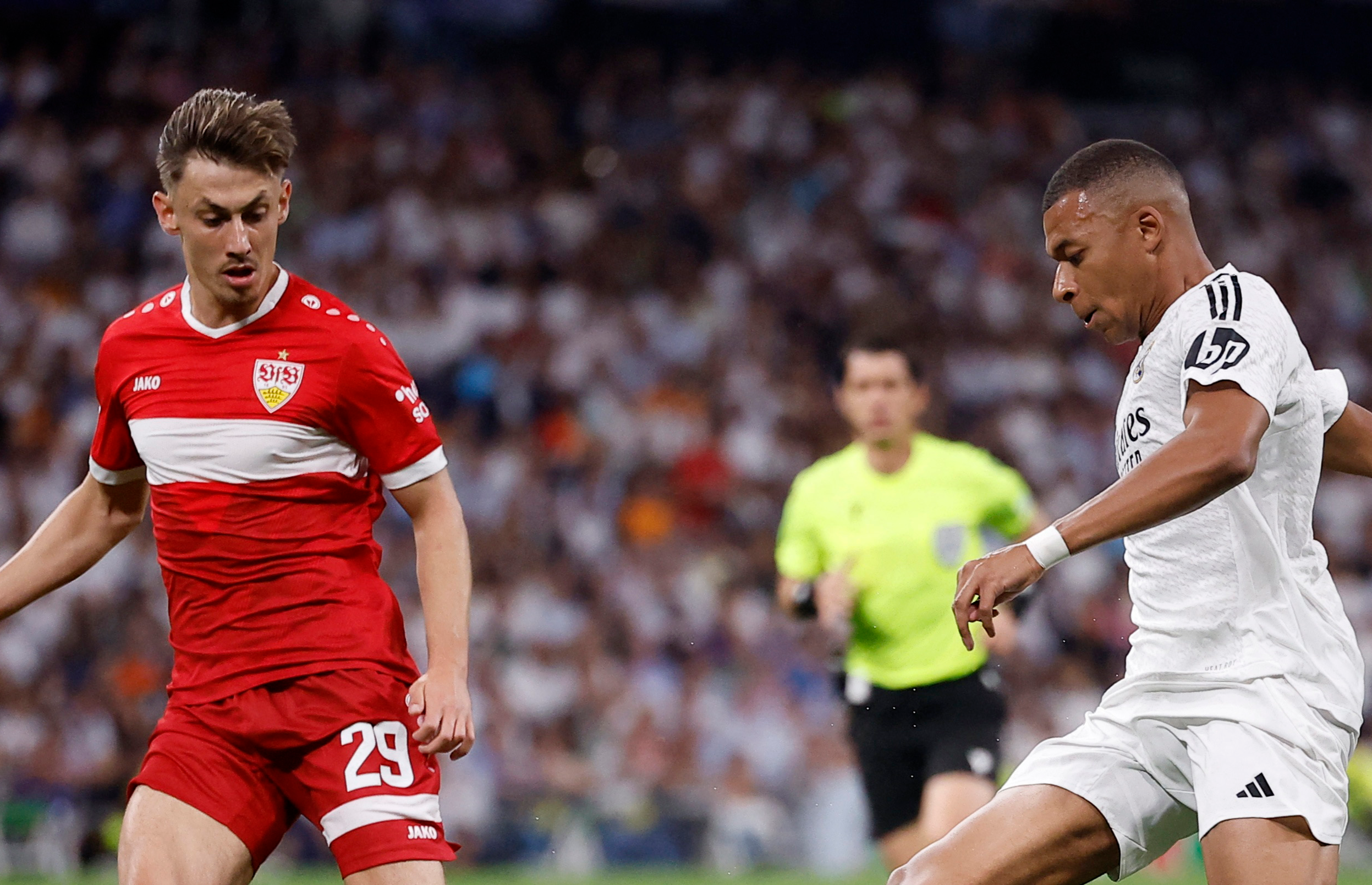 Anthony Rouault face à Kylian Mbappé