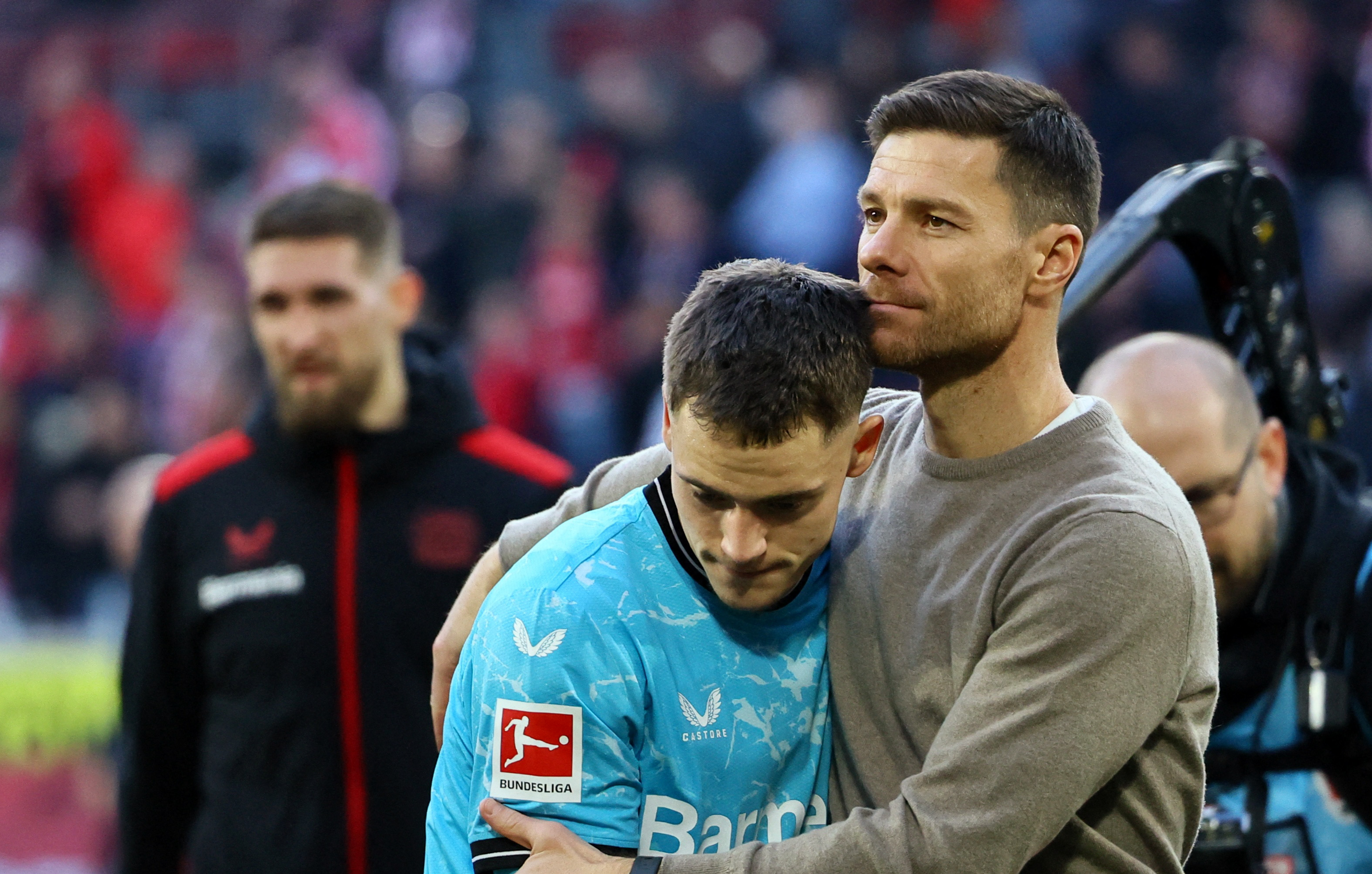 Xabi Alonso et Florian Wirtz