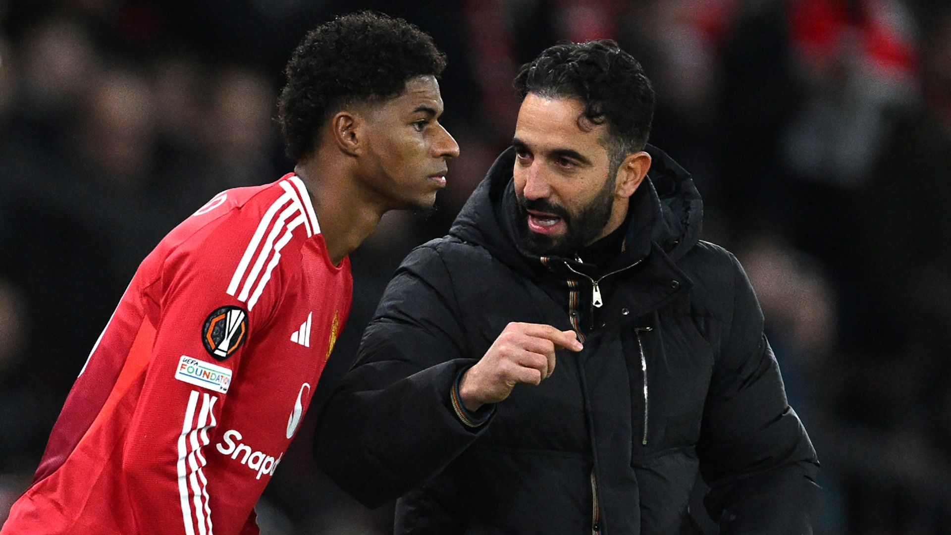 Amorim discusses Rashford rift