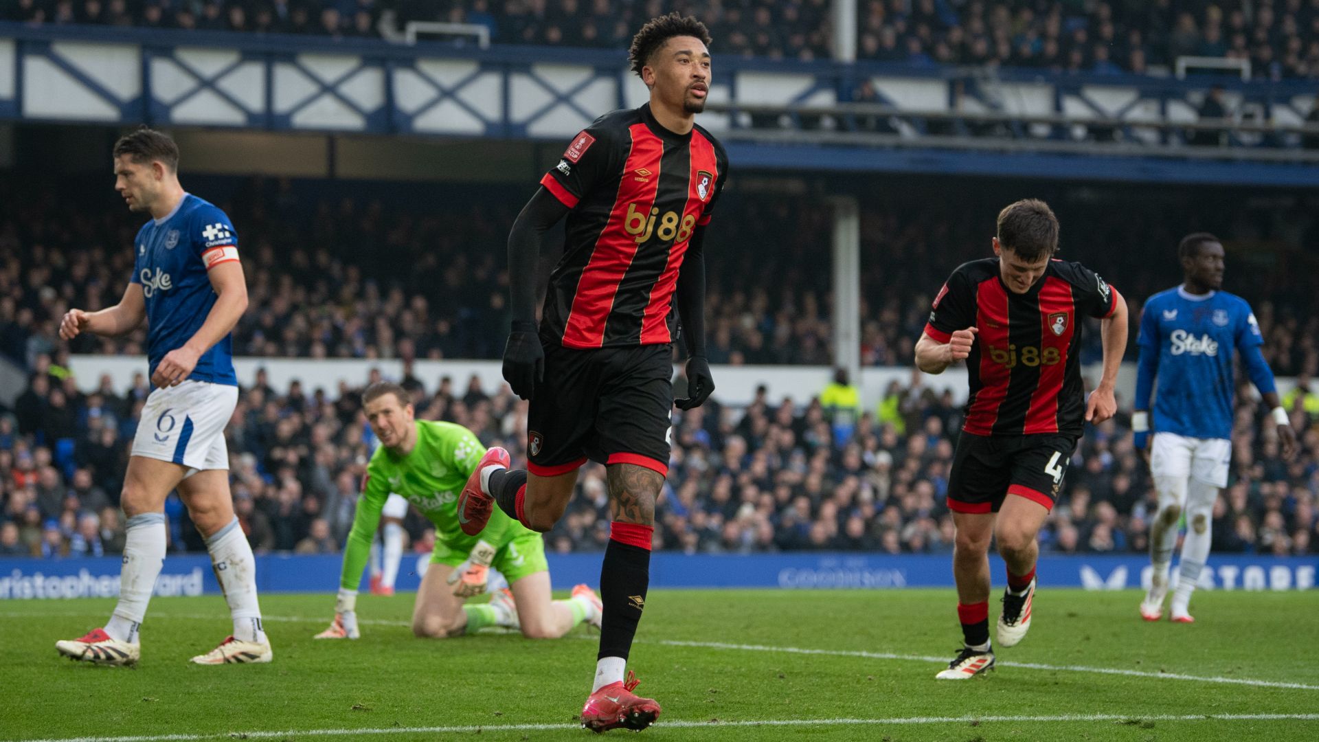 Bournemouth beat Everton in FA Cup