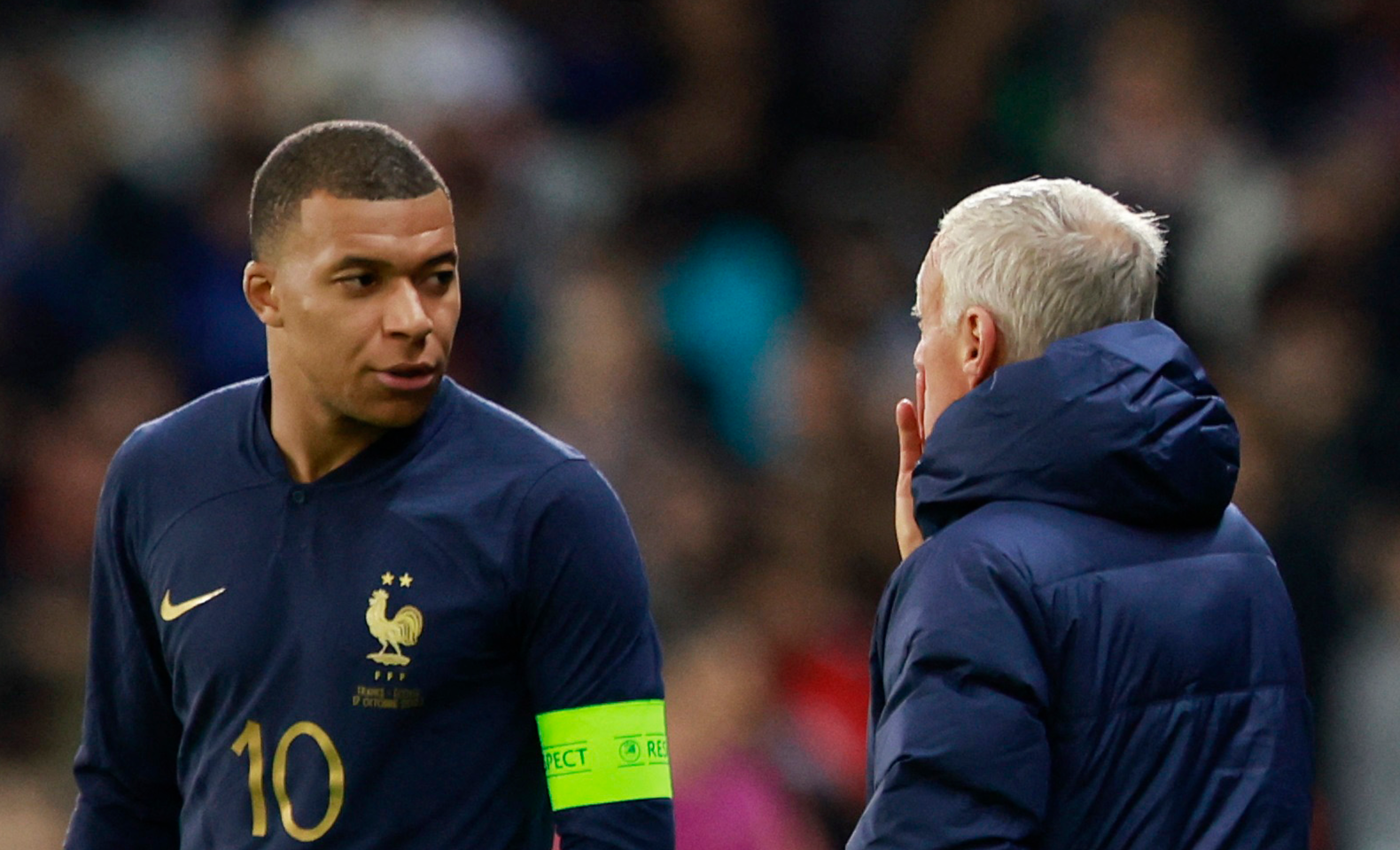 Kylian Mbappé et Didier Deschamps