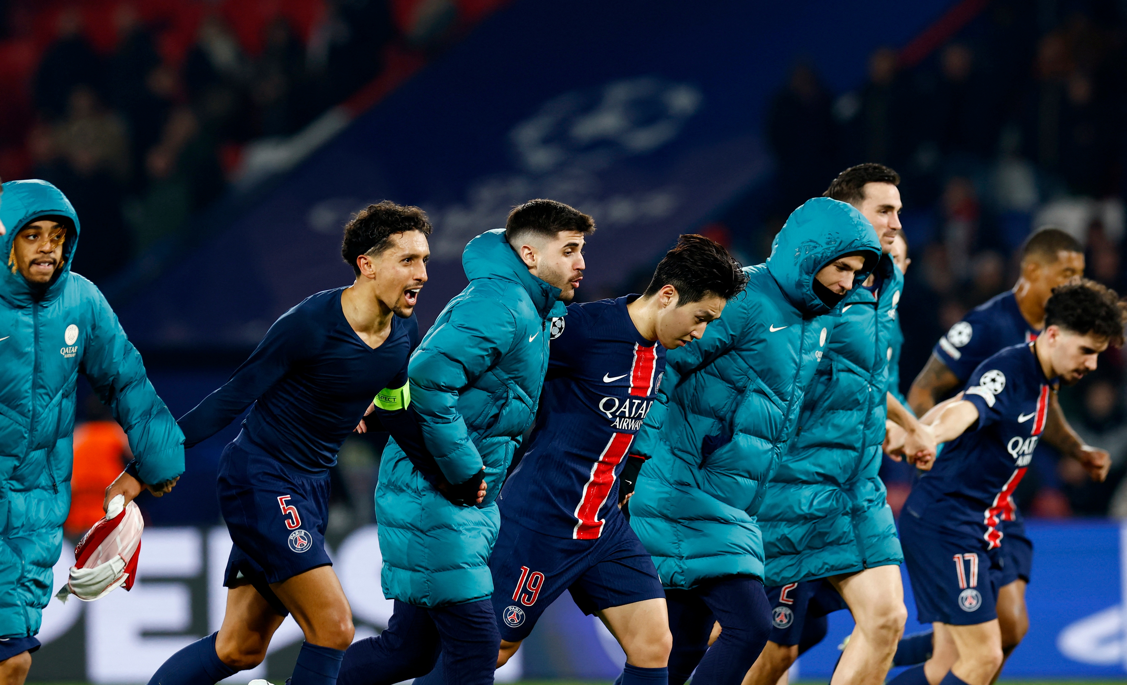 La joie du PSG