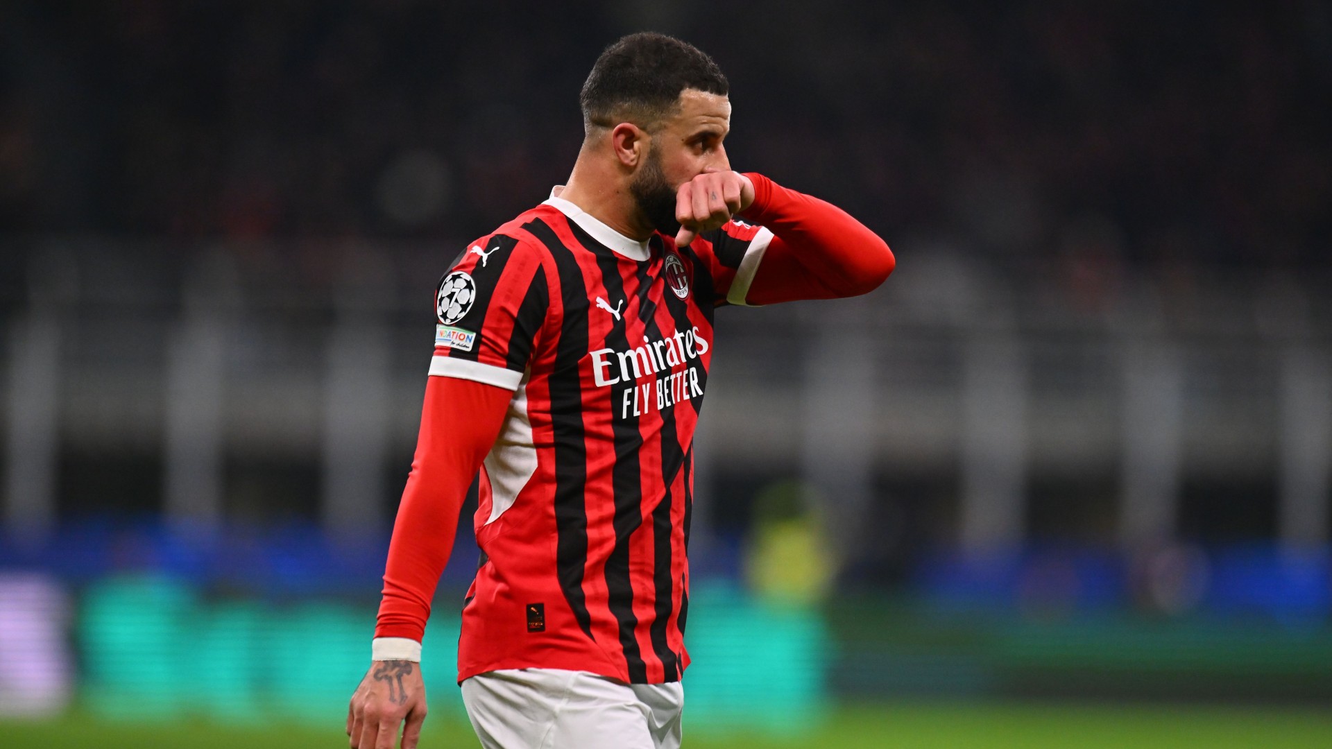 Walker out for Milan