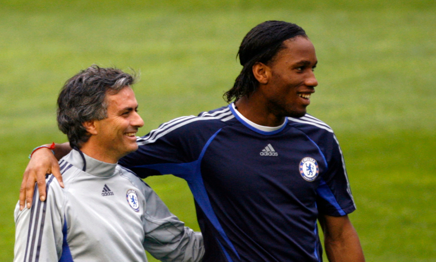 José Mourinho et Didier Drogba