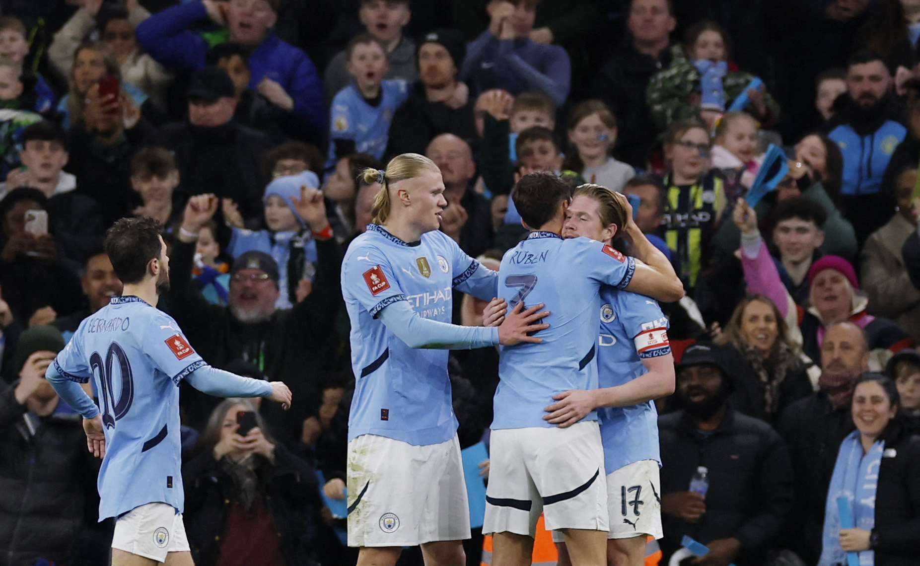 La joie de Manchester City