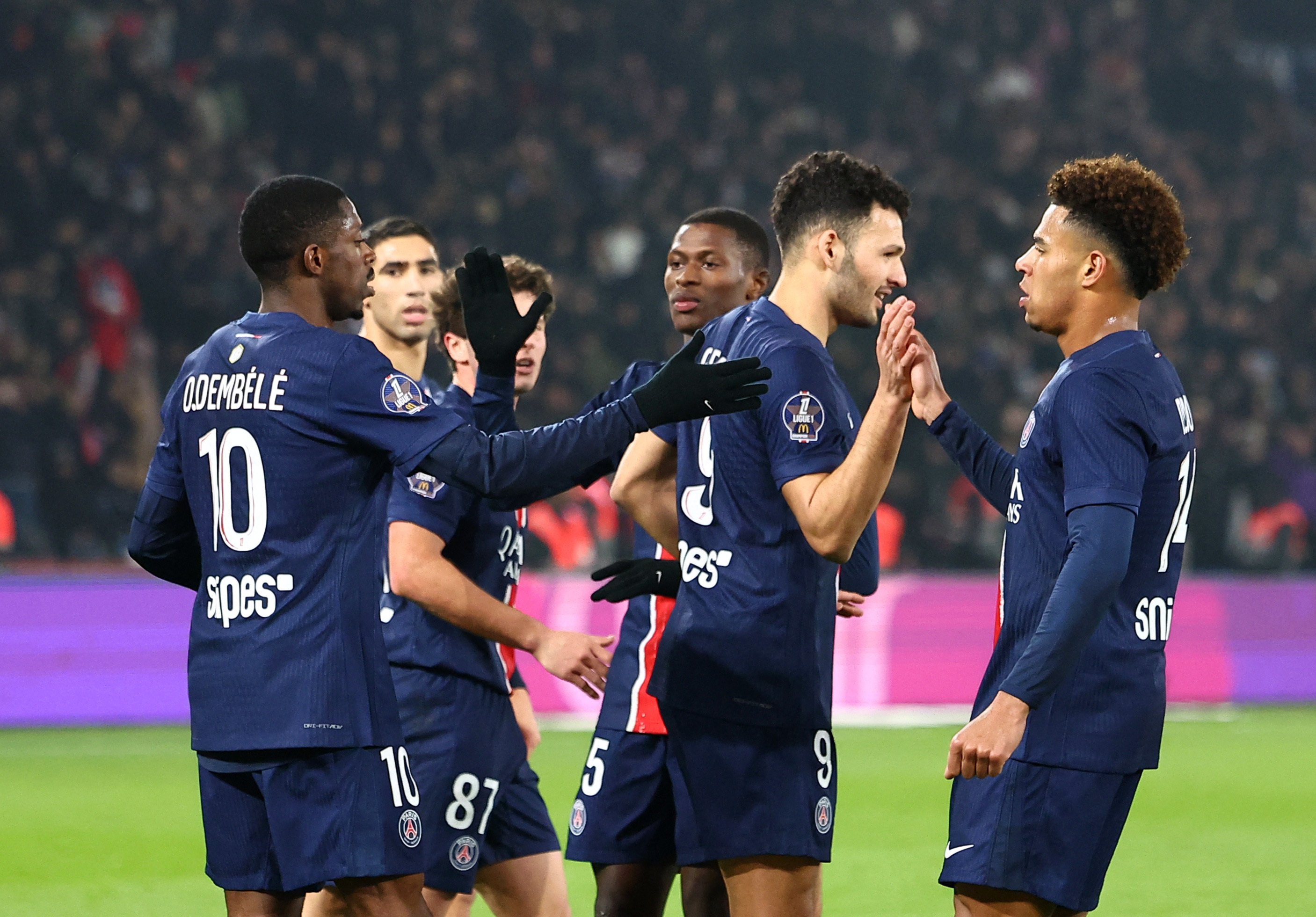 La joie du PSG