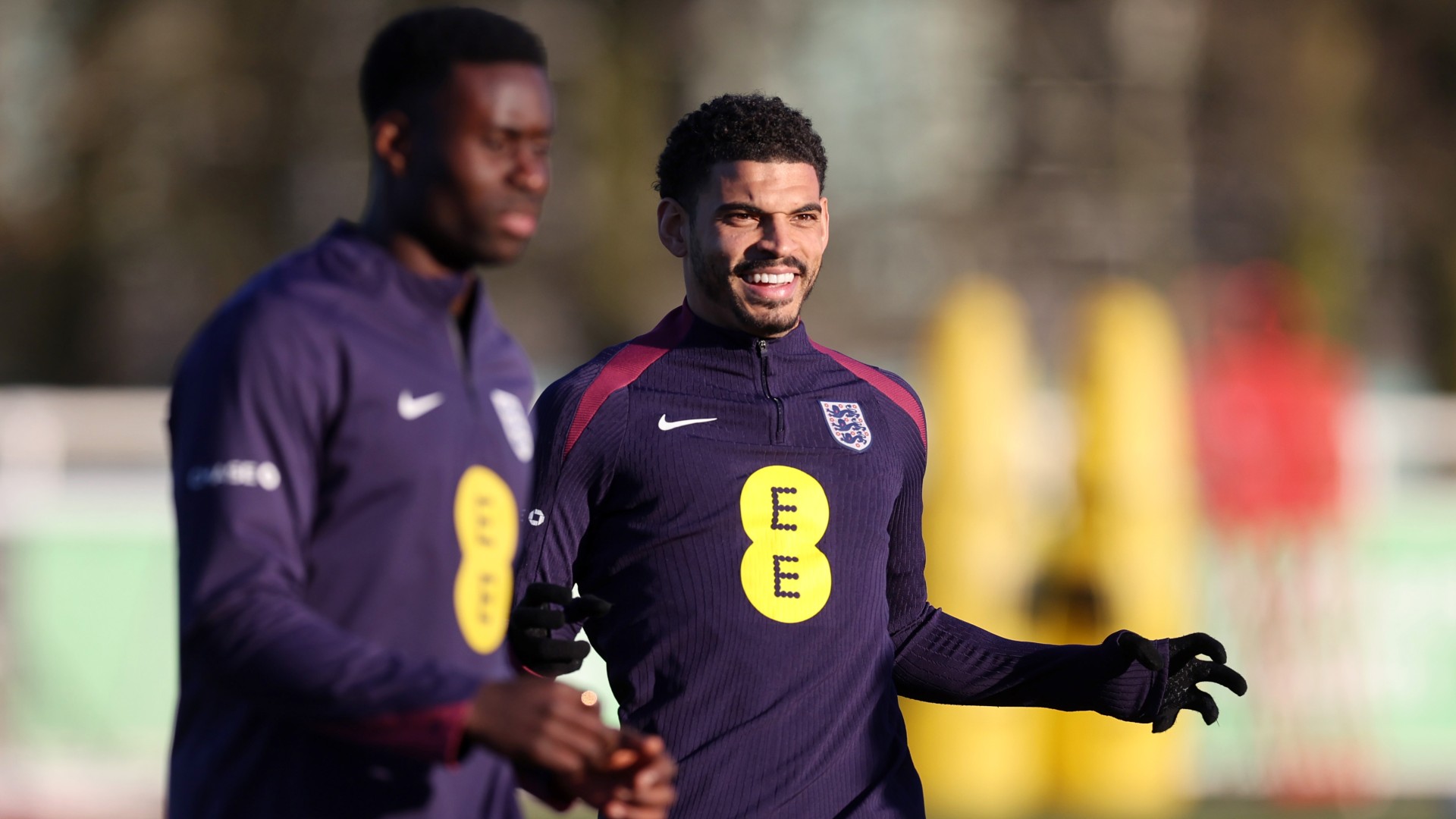 Gibbs-White smiling from ear to ear