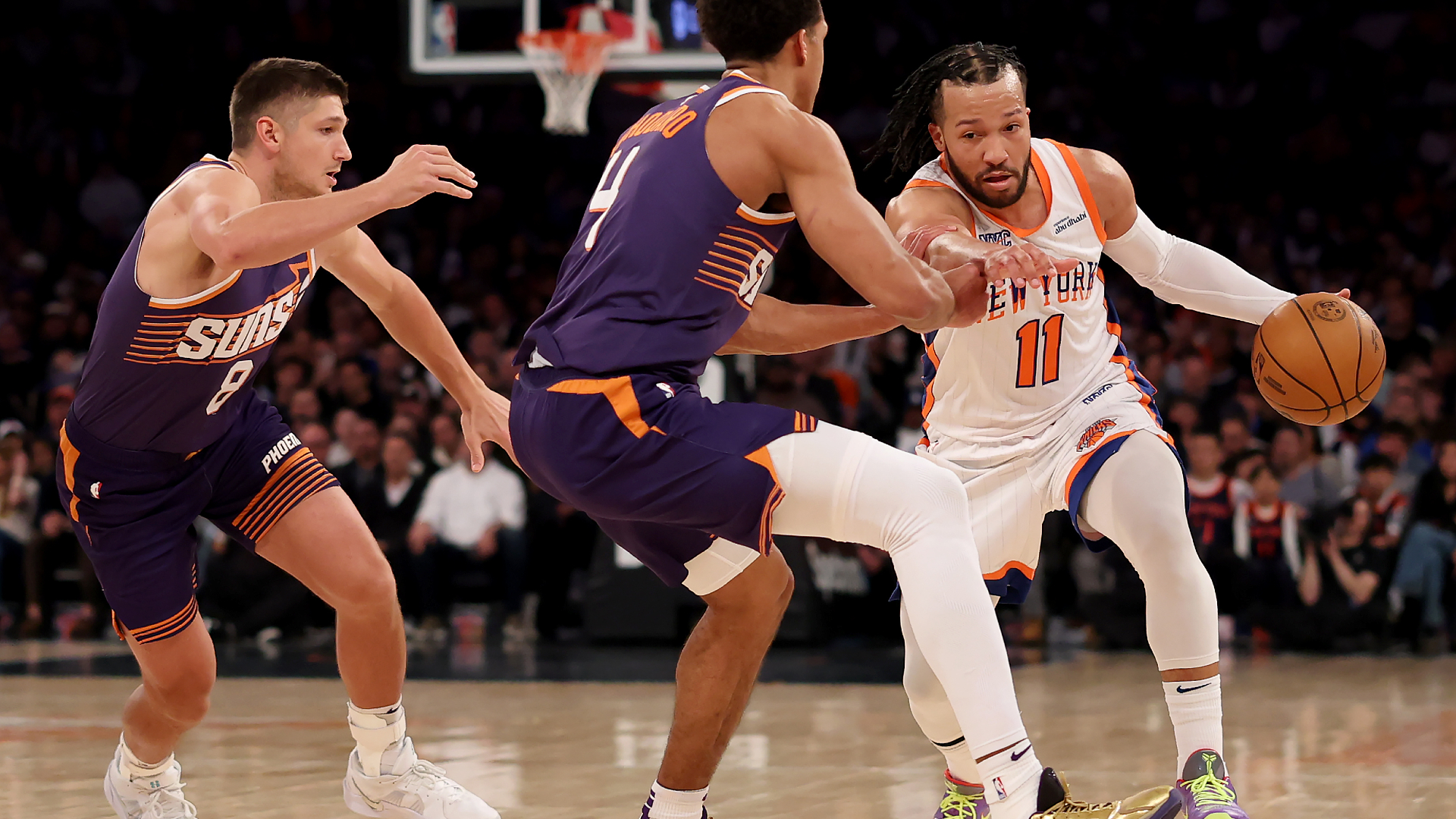 Knicks win on Brunson return