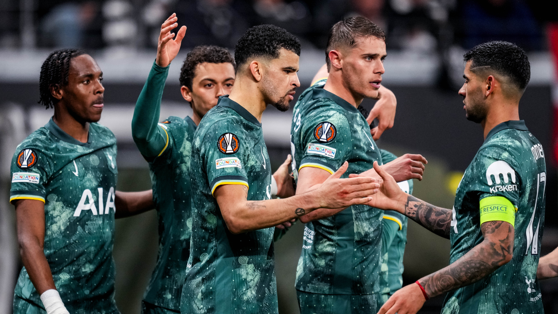 Eintracht 0-1 Tottenham (1-2 agg)