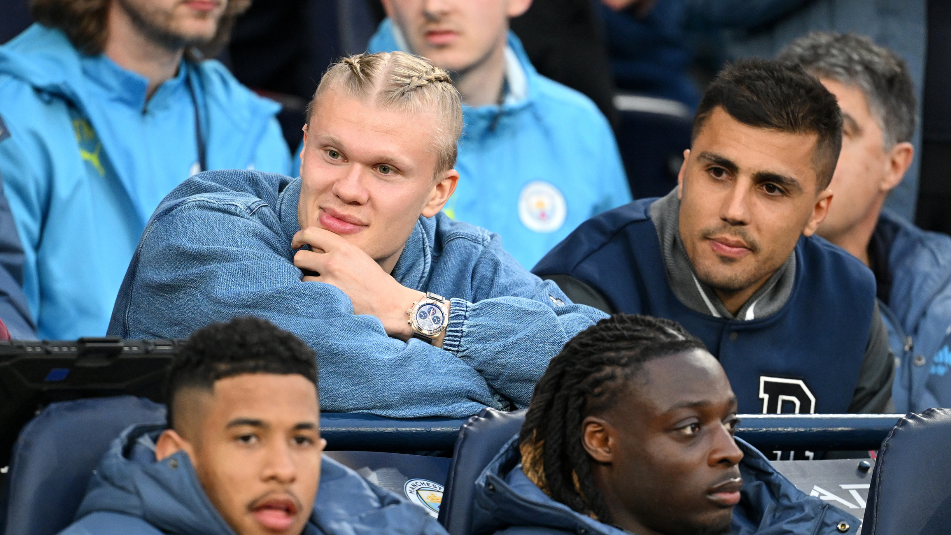 Haaland, Rodri back in training