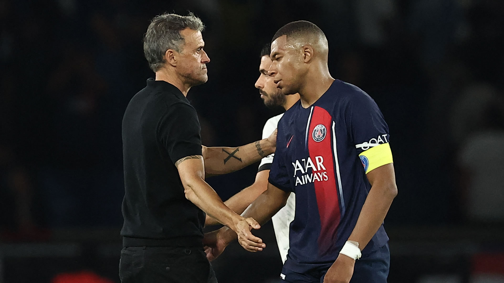 Luis Enrique defends Mbappe