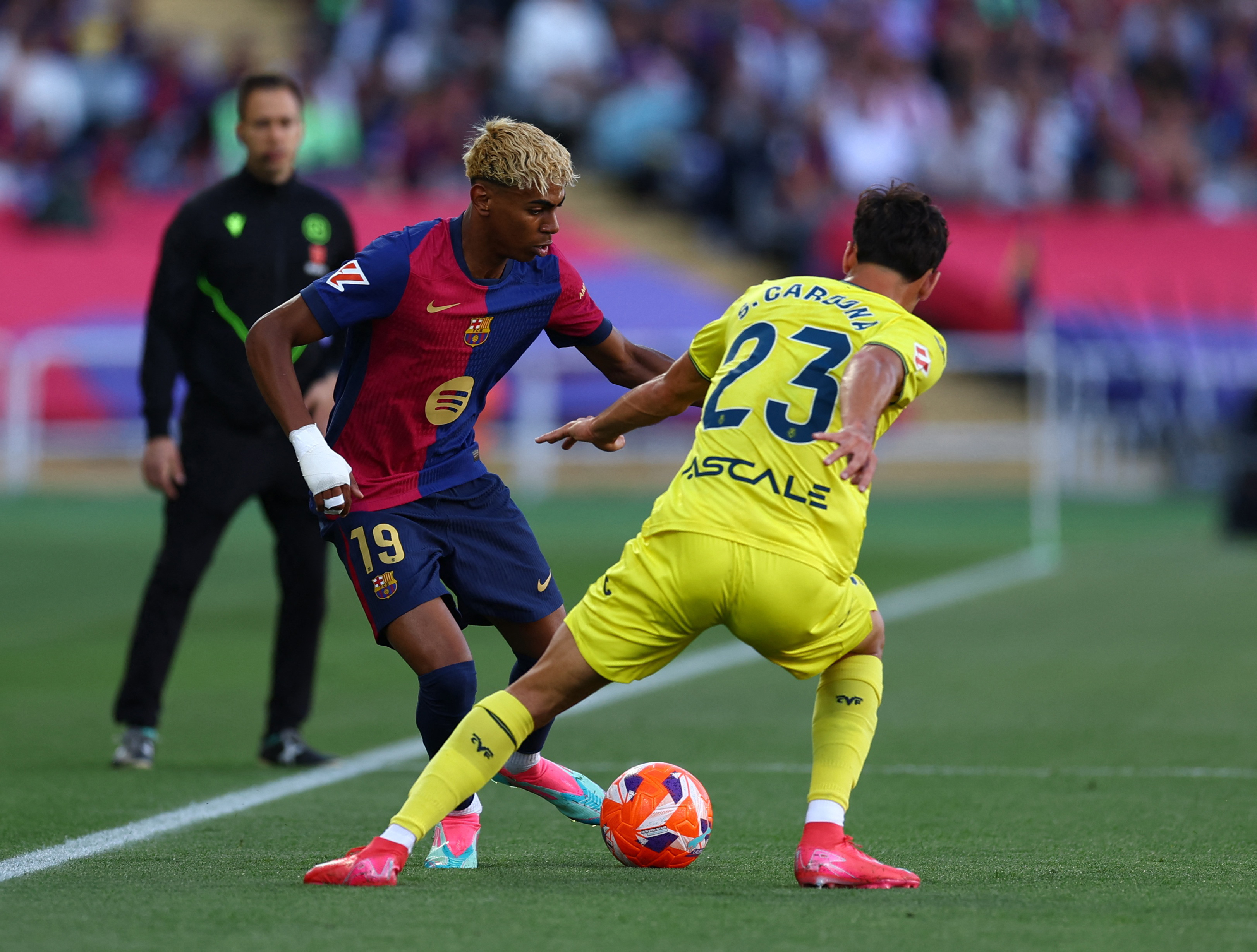 Lamine Yamal dribble