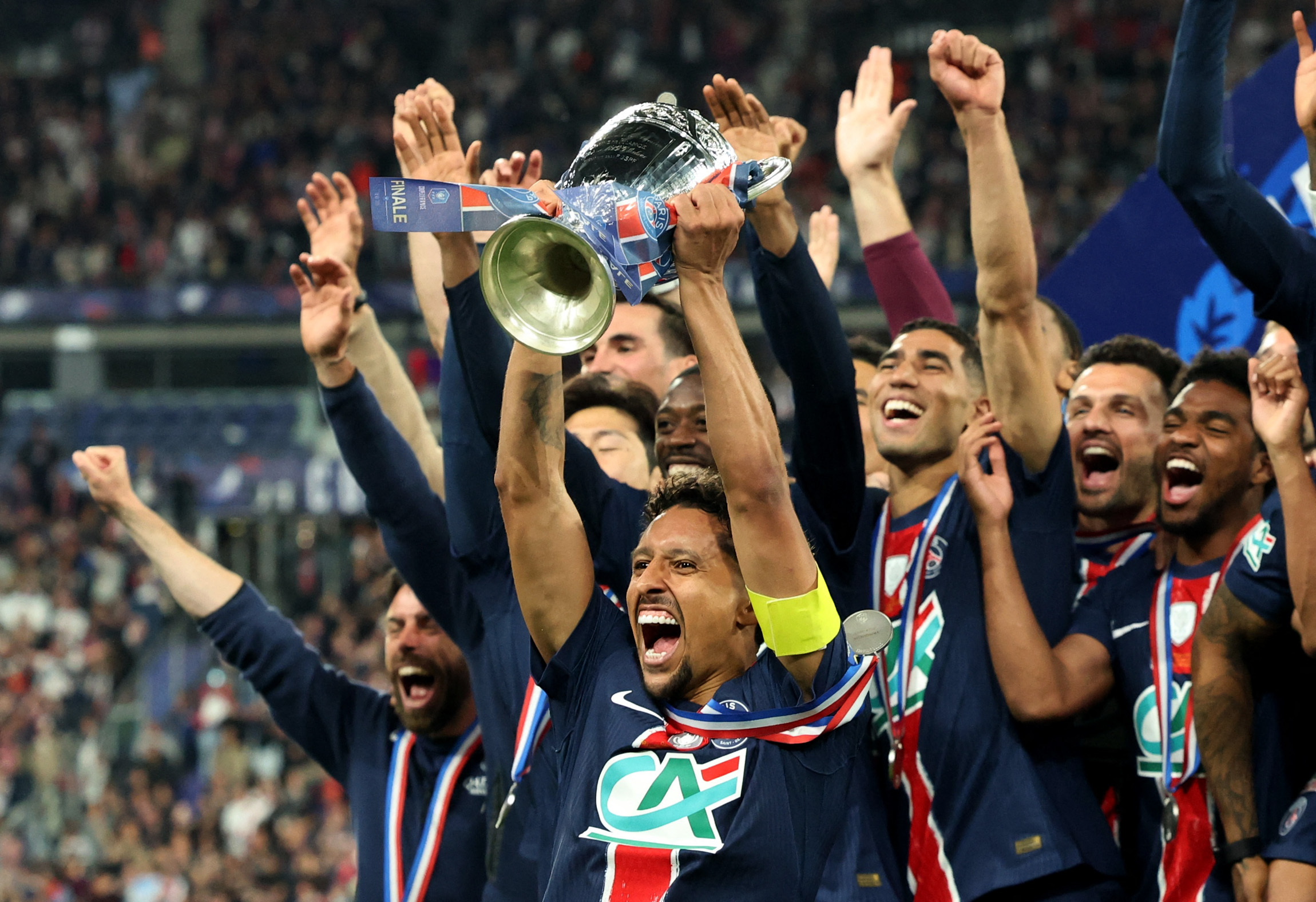 La joie du PSG