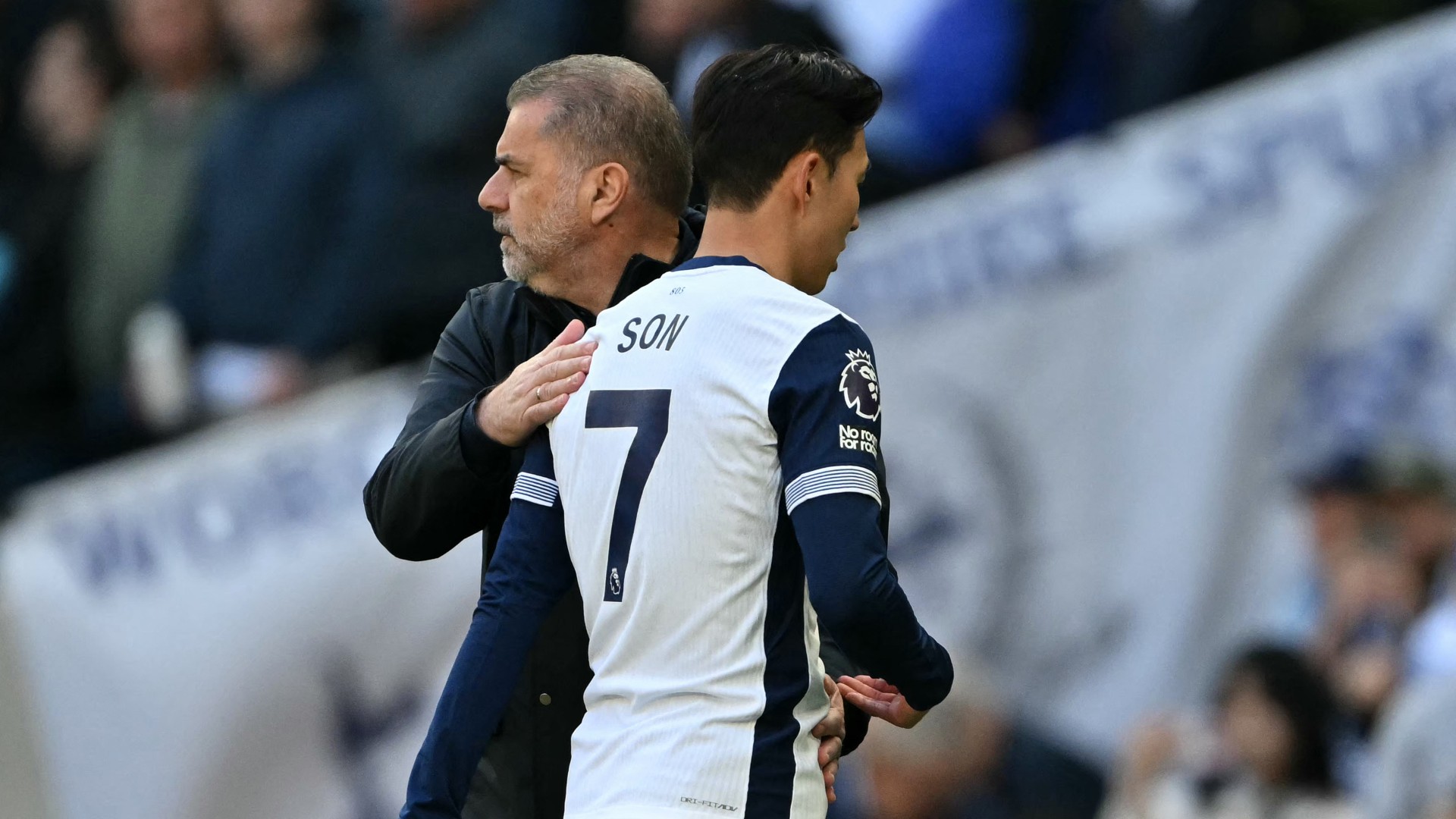 Son: Ange is a club 'legend'